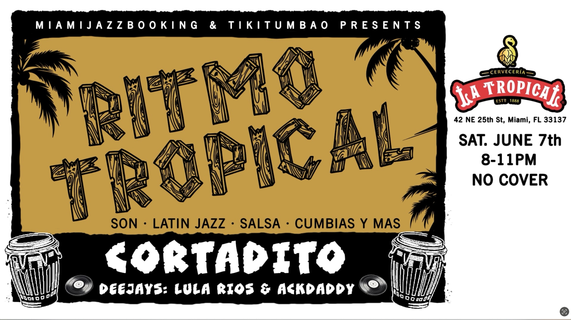 Cortadito Live With Travis Acker At Cerveceria La Tropical