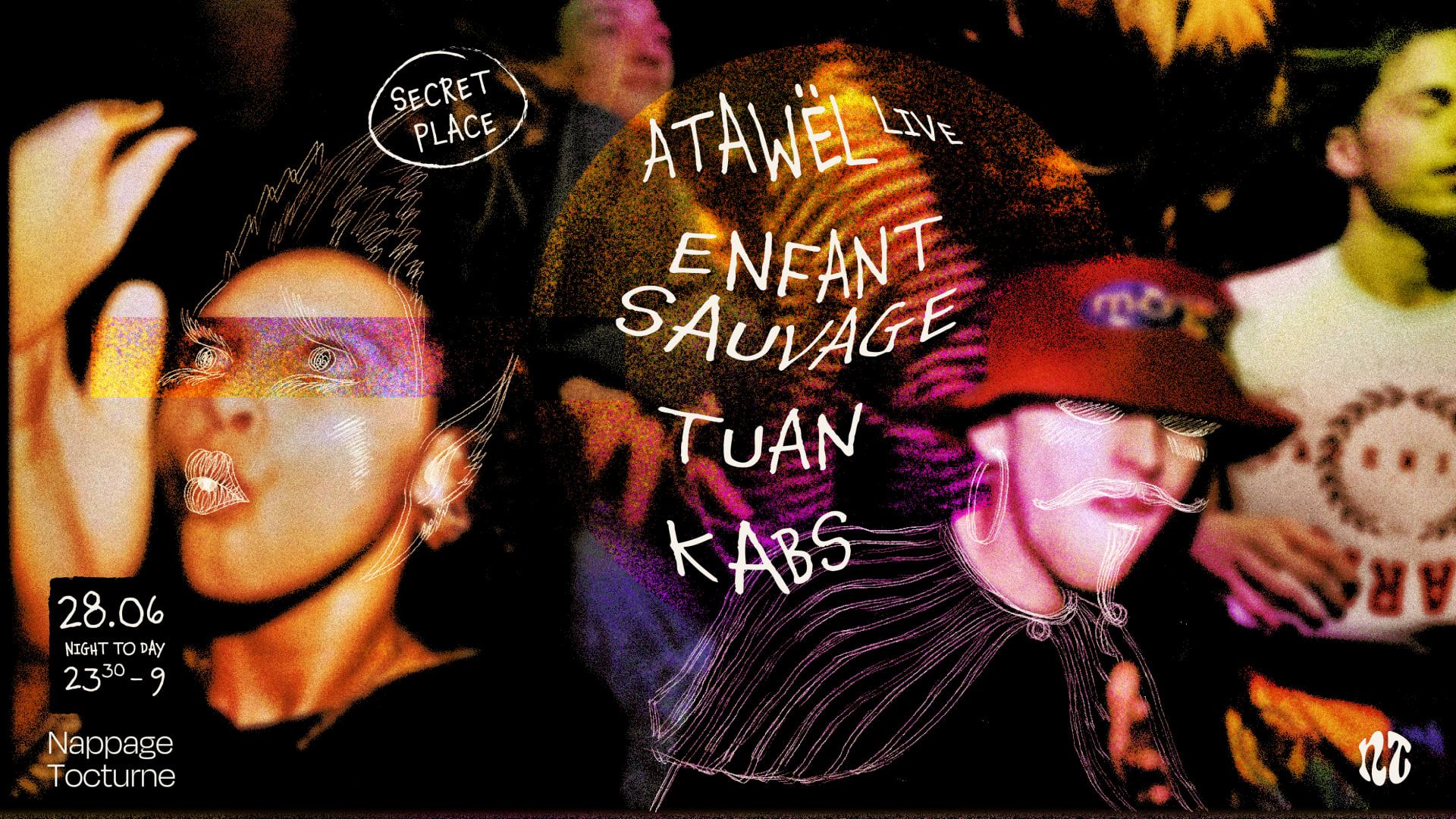 Nappage Tocturne | Atawël (Live), Enfant Sauvage & Tuan