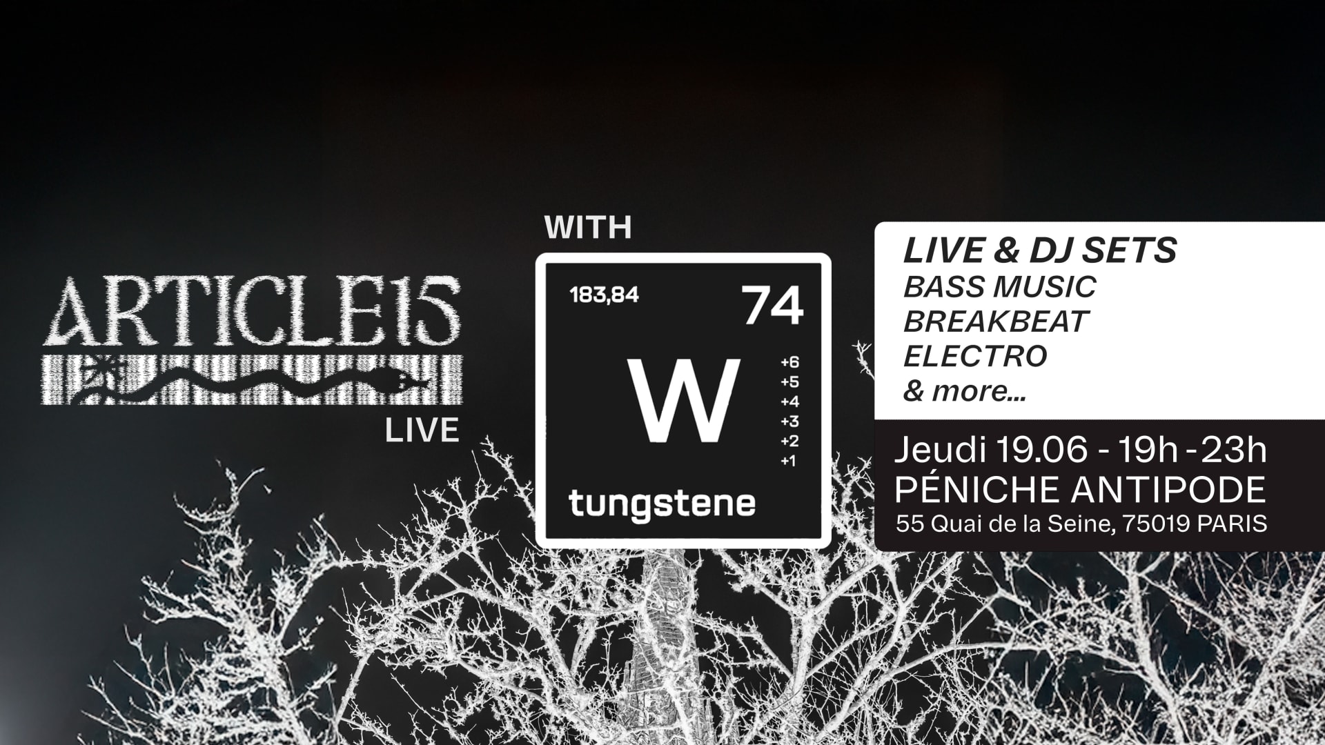 Tungstene X Article15 (Live)