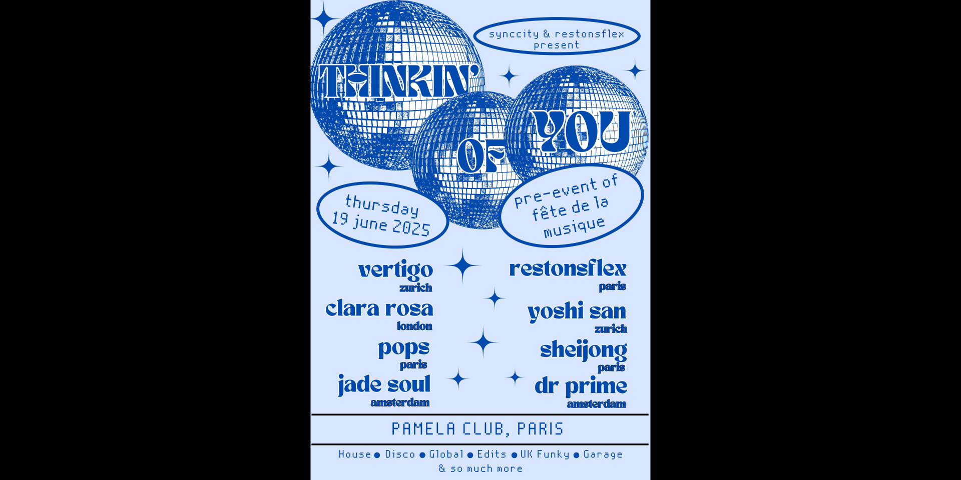 Thinkin Of You - Vertigo, Restonsflex, Clara Rosa, Jade Soul
