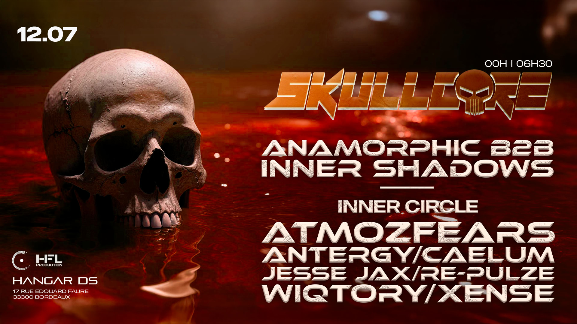 Skullcore W/ Atmozfears / Antergy / Caelum / Jesse Jax / ...