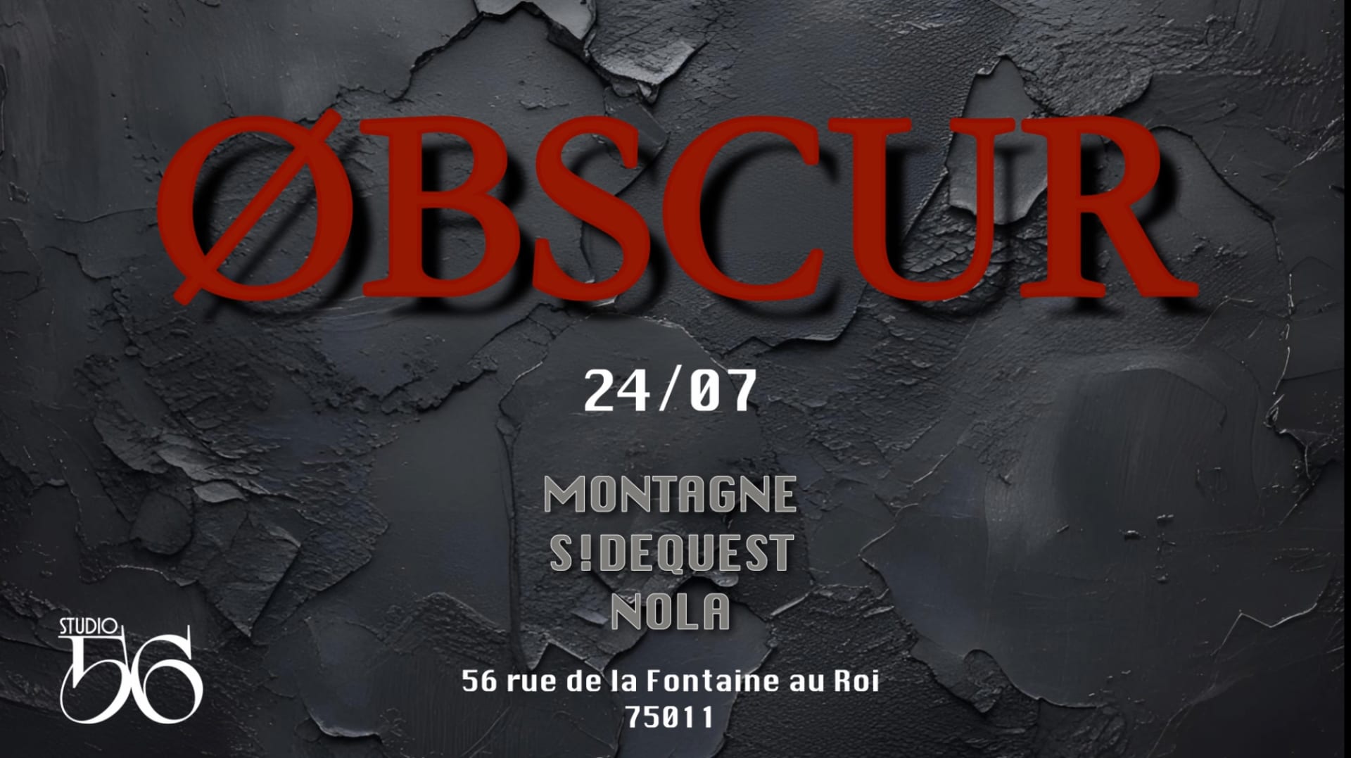 Discovery Présente Øbscur W/ Nola, S!Dequest & Montagne