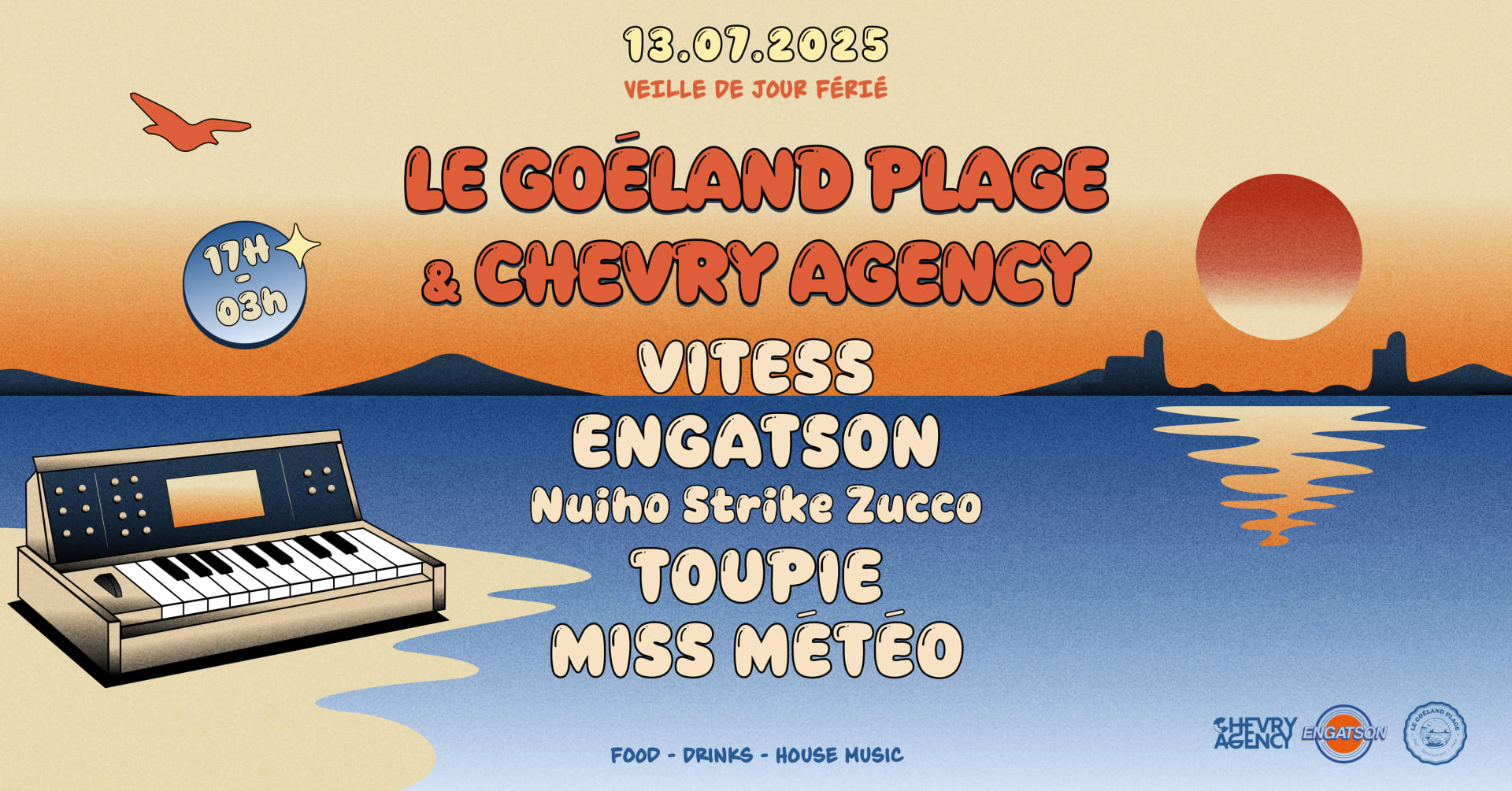 Le Goéland Plage X Chevry X Engatson : Vitess, Strike, Zucco