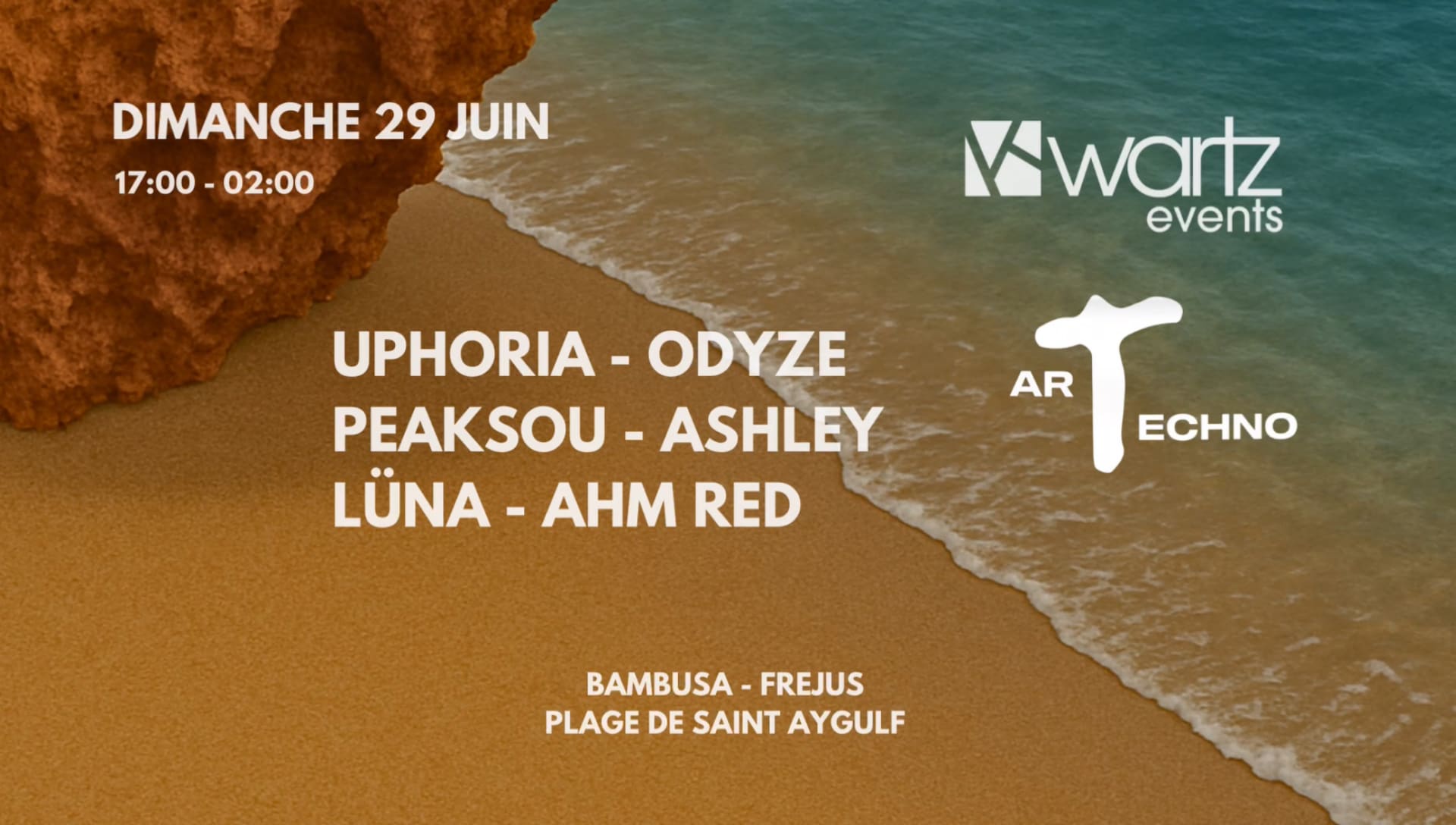 Kwartz Events Présente Art Techno W/ Uphoria, Odyze, Peaksou