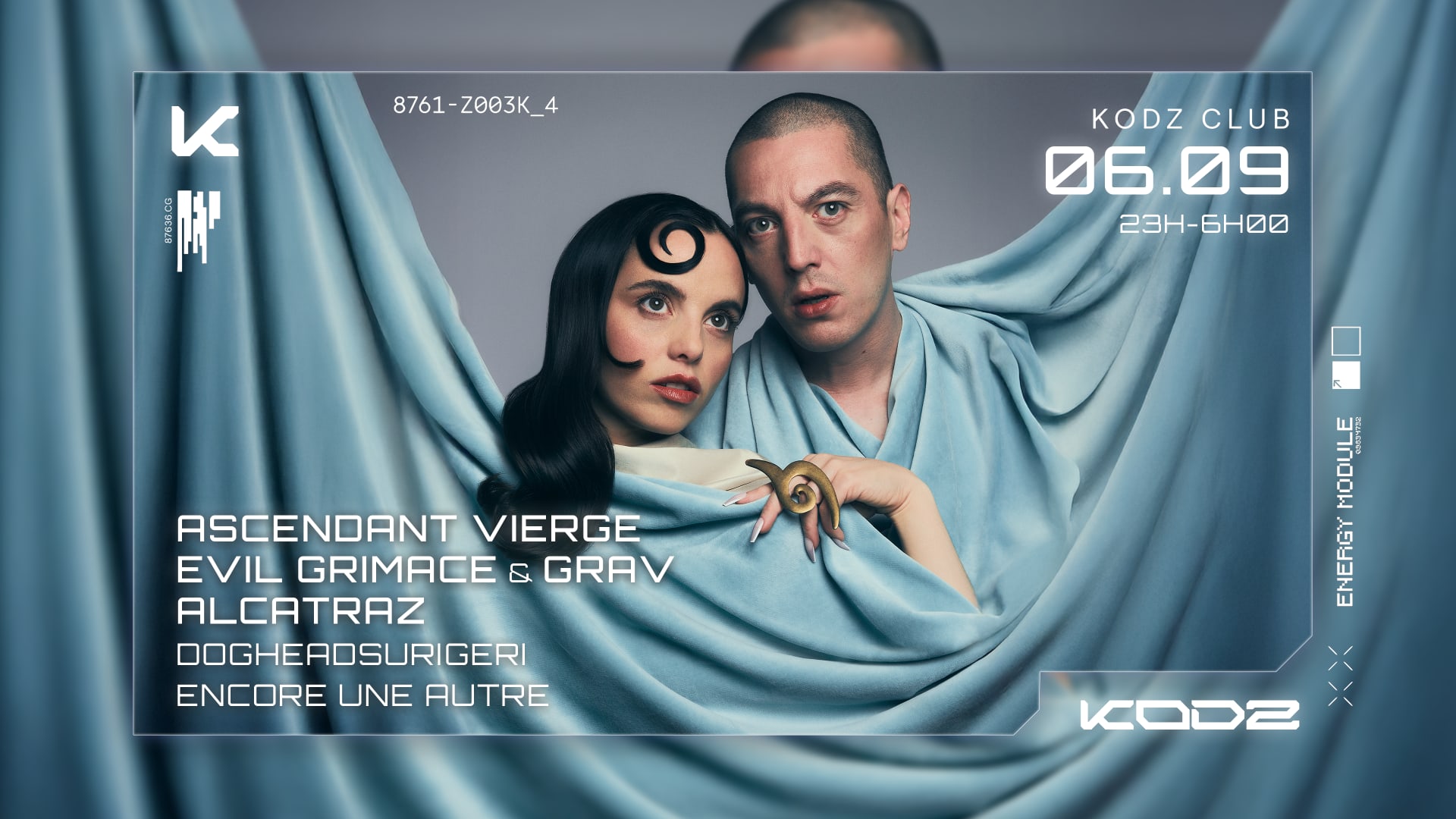 Kodz : Ascendant Vierge | Evil Grimace & Grav | Alcatraz
