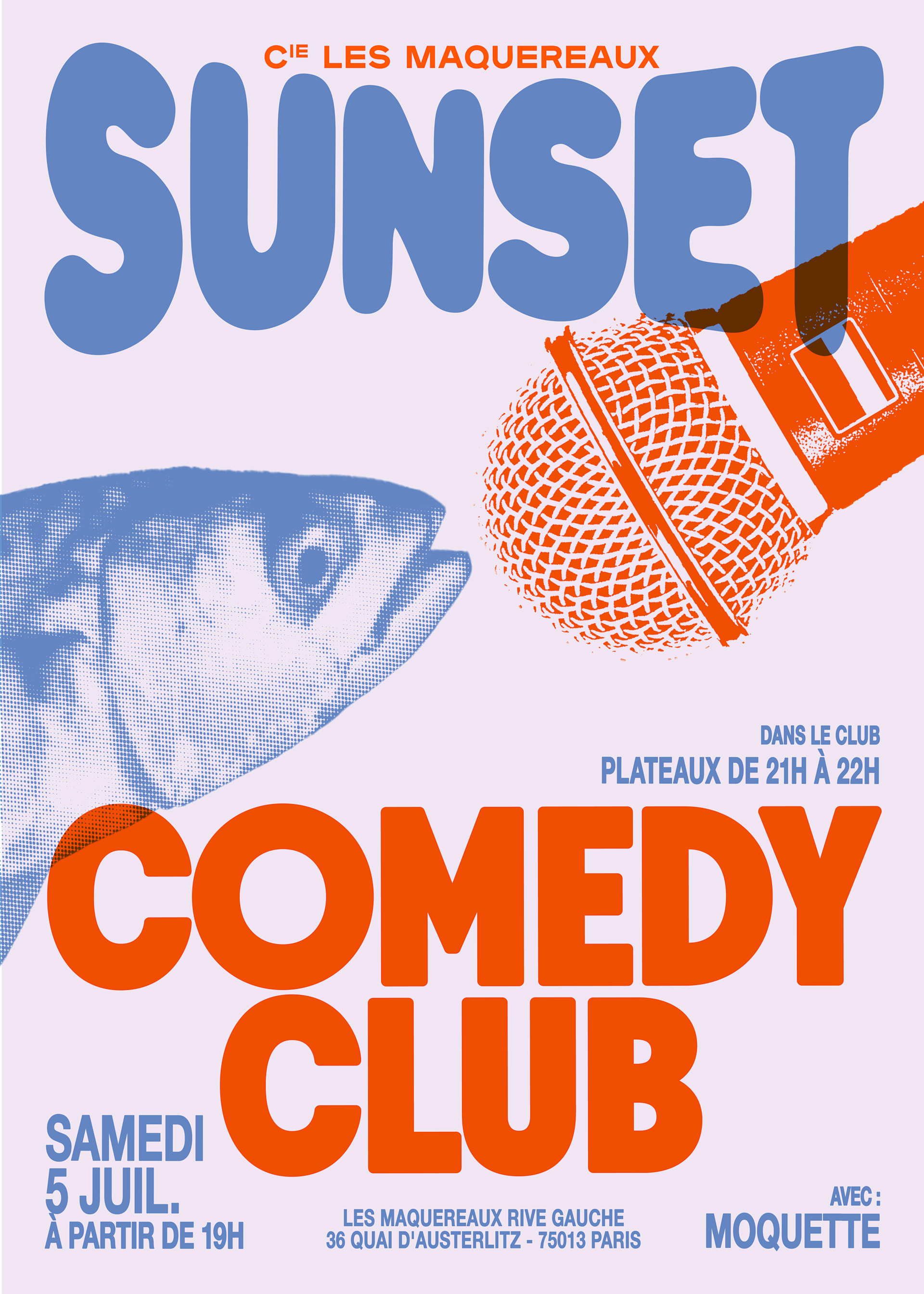 Sunset Comedy Club X Moquette