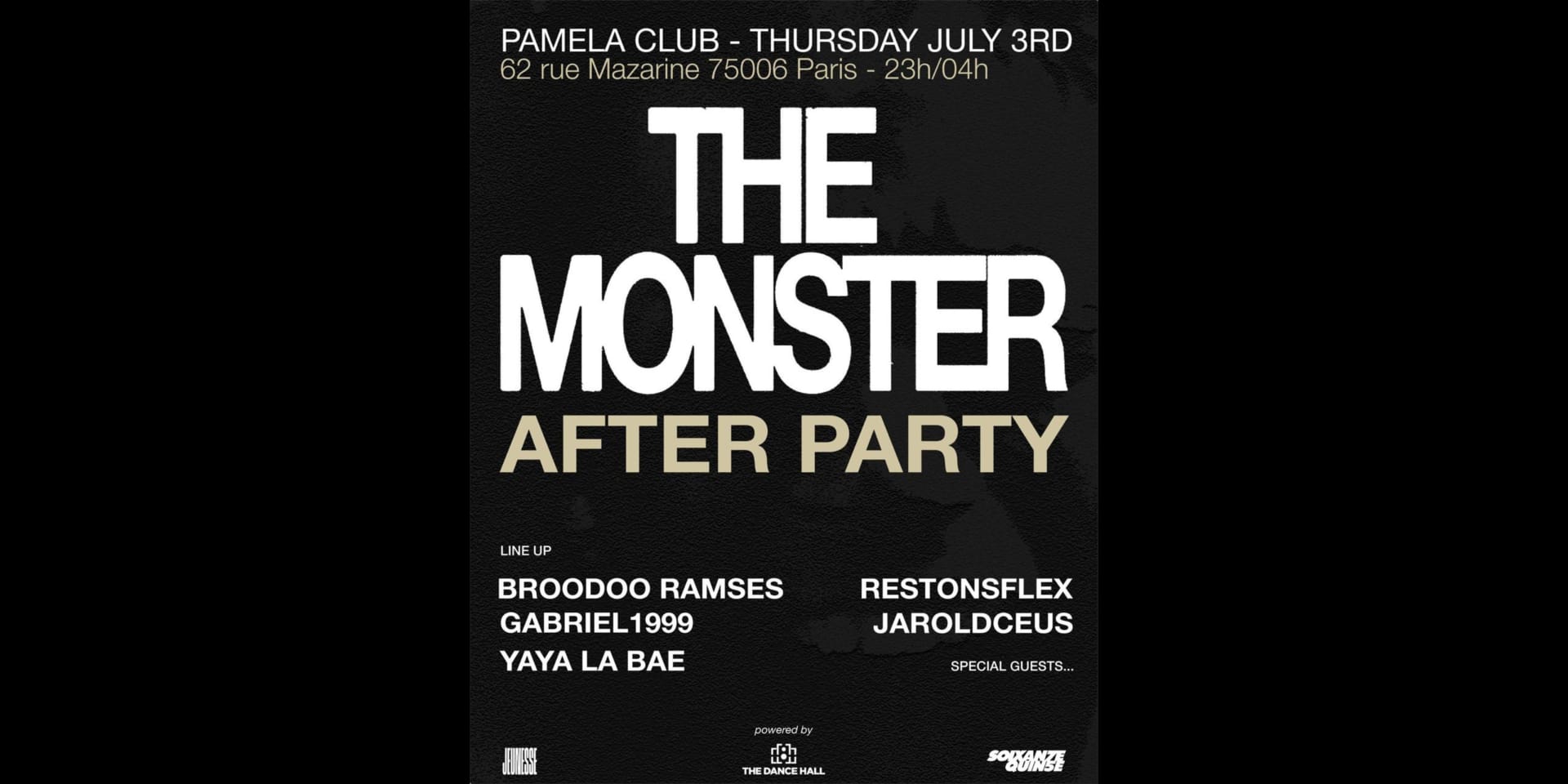 The Monster W/Broodoo Ramses, Gabriel1999, Yaya, Restonsflex
