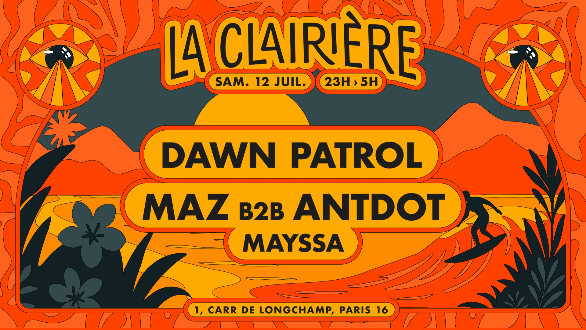 La Clairière X Dawn Patrol : Maz B2b Antdot