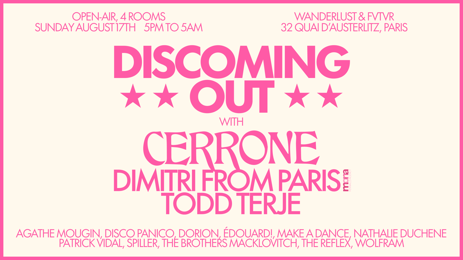 Discoming Out: Cerrone, Todd Terje, Dimitri From Paris