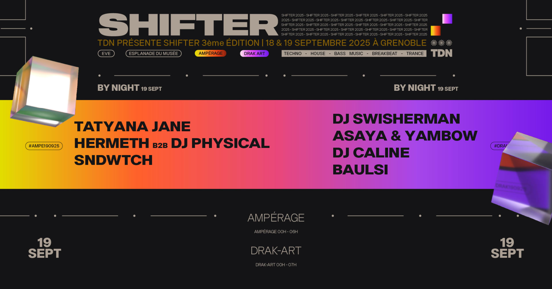 Tdn Présente Shifter 2025 | By Night