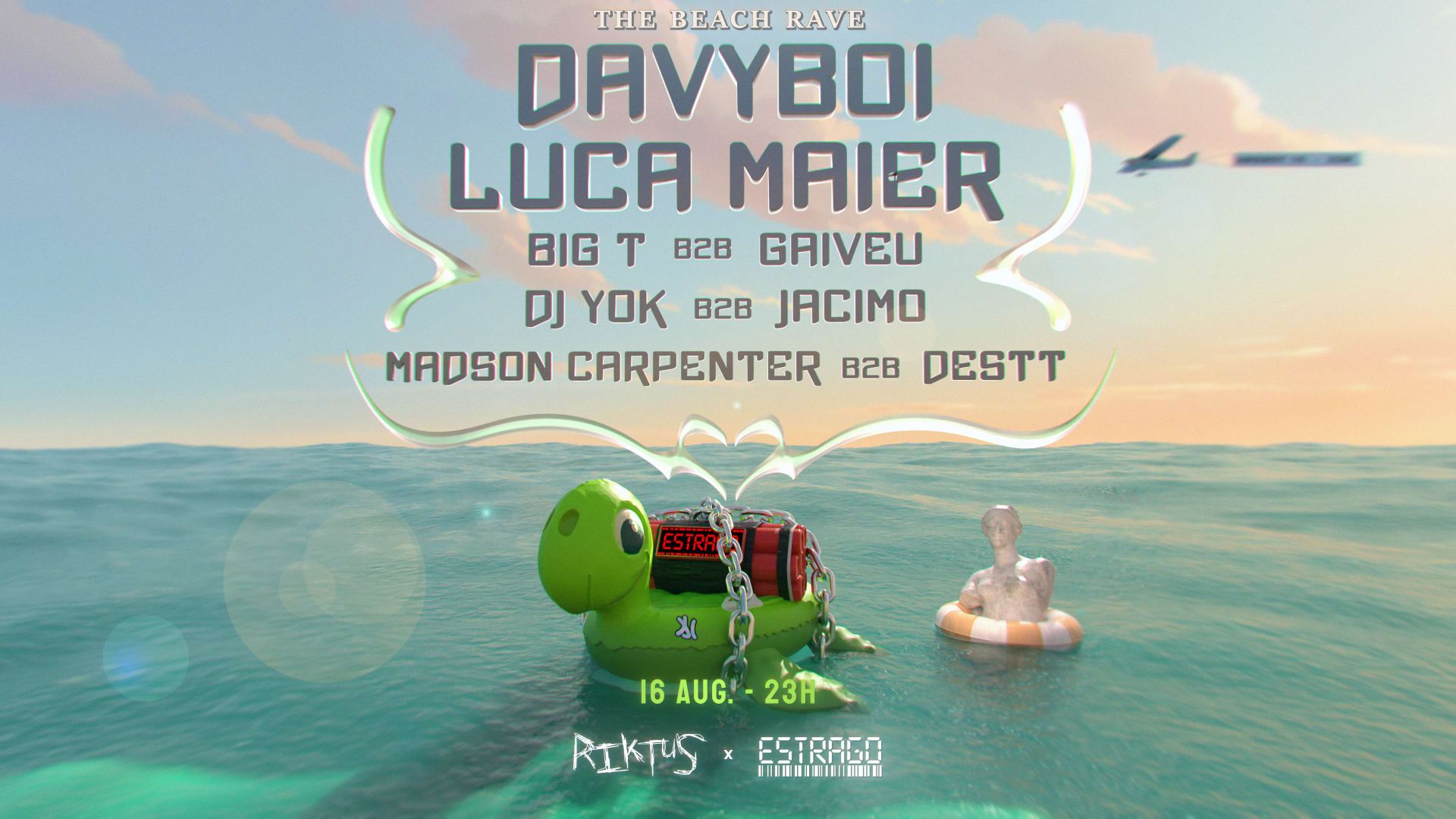 Riktus & Estrago Presents: The Beach Rave - 1st Wave
