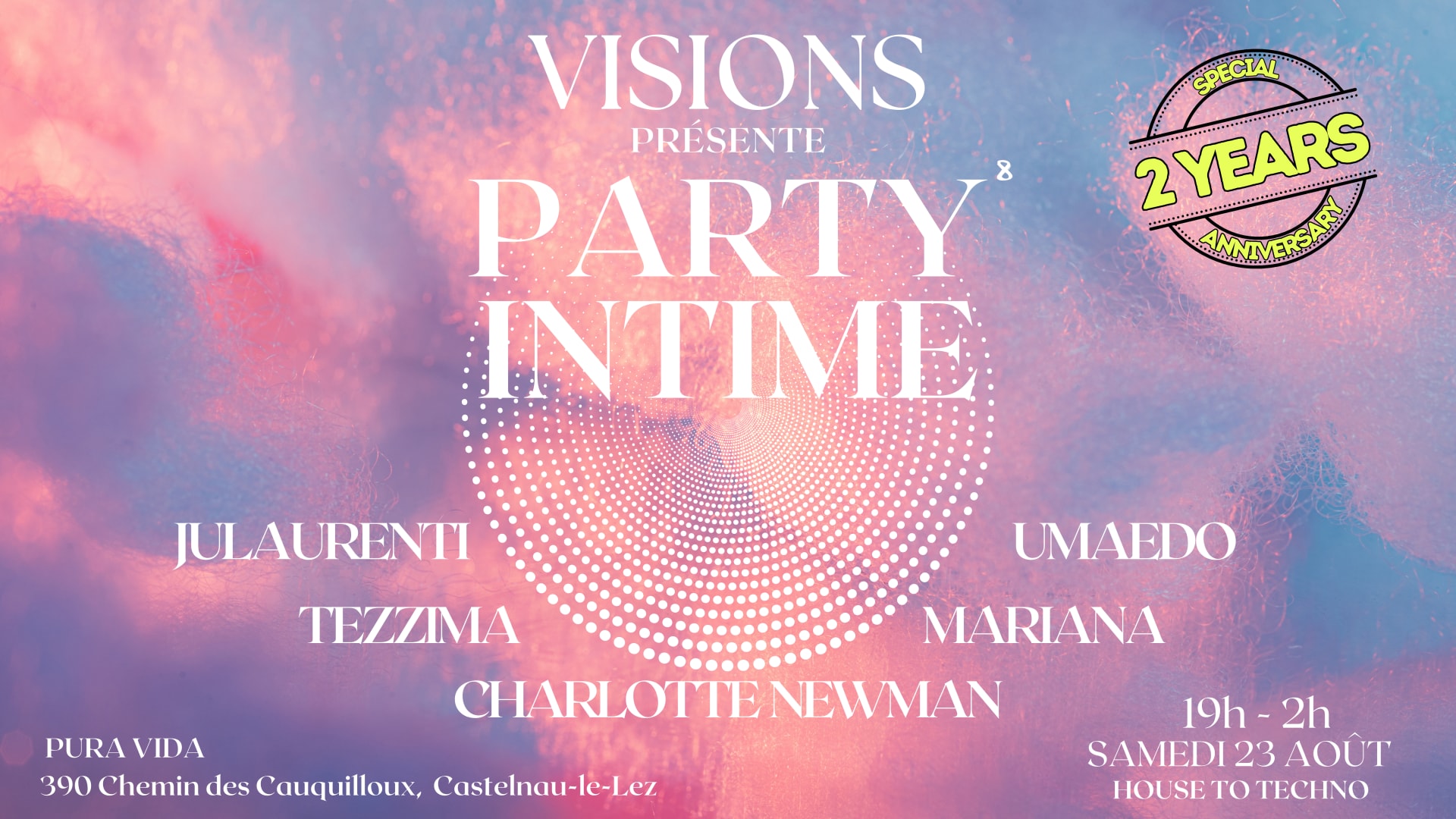 Visions Special 2 Years - Party Intime 8 (Open Air)