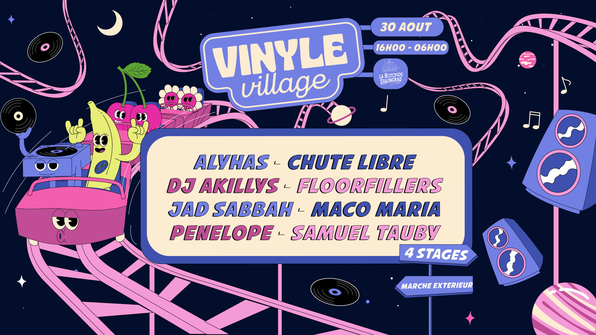 Vinyle Village · Back On Track · Free Open Air & Club Xxl