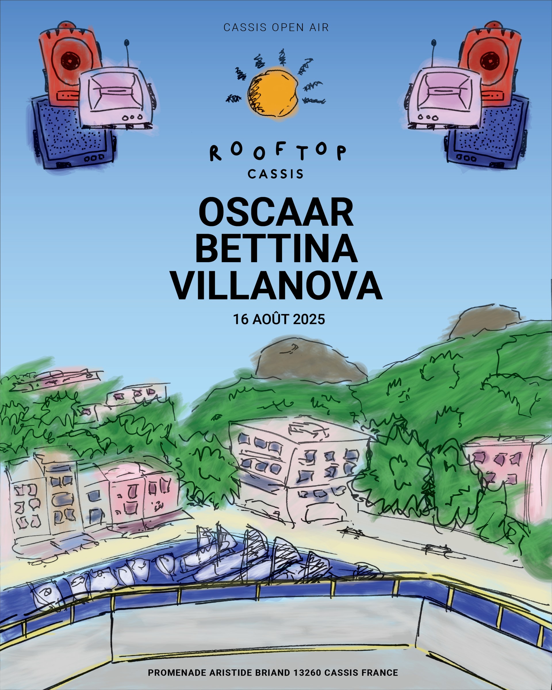 Rooftop Cassis - Oscaar - Bettina - Villanova
