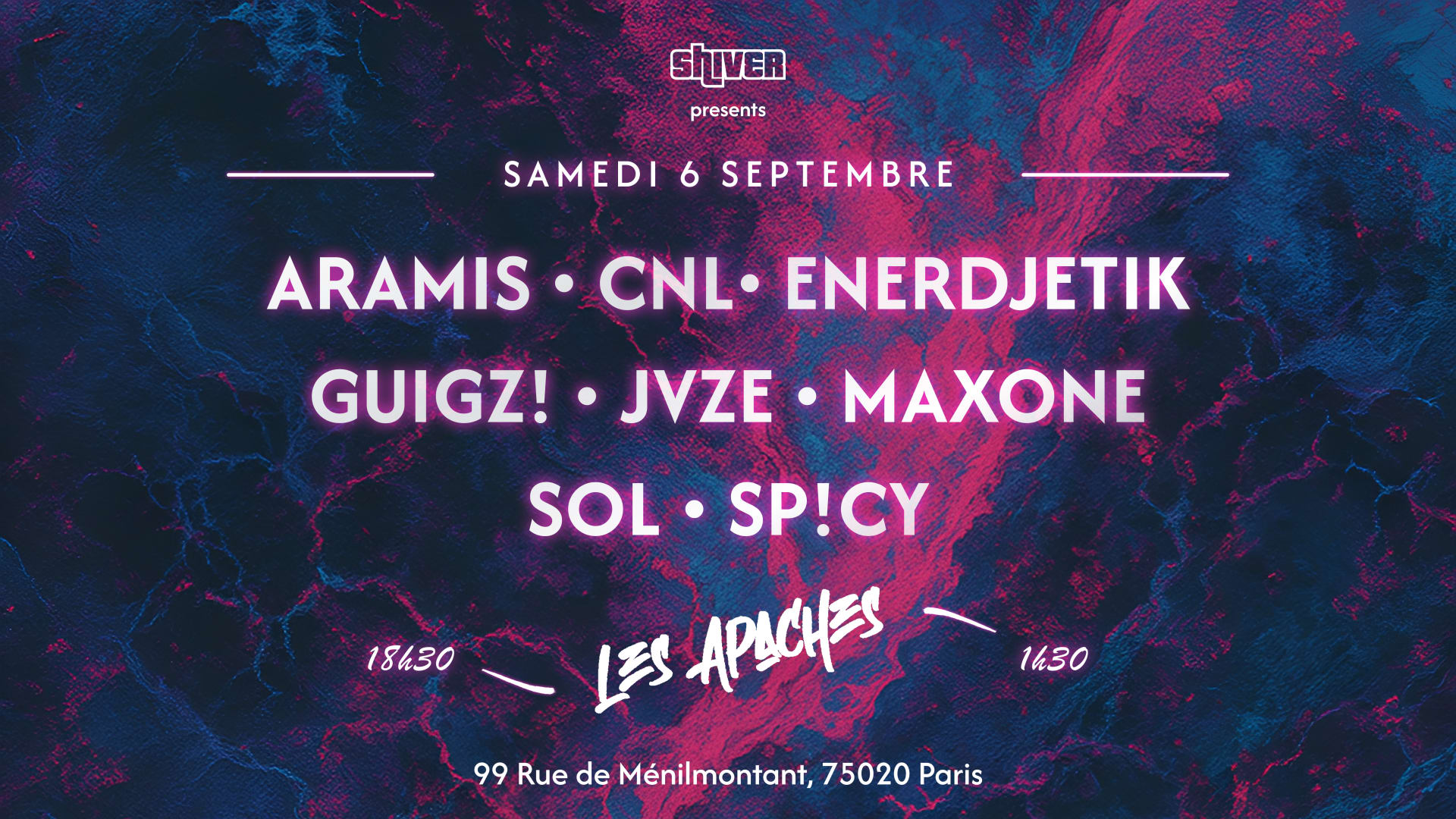 Shiver X Les Apaches