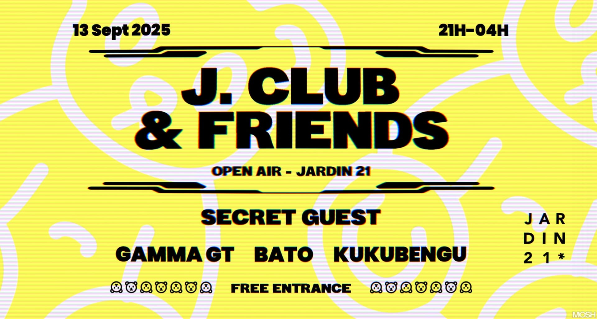 J Club & Friends X Jardin21 - Open Air