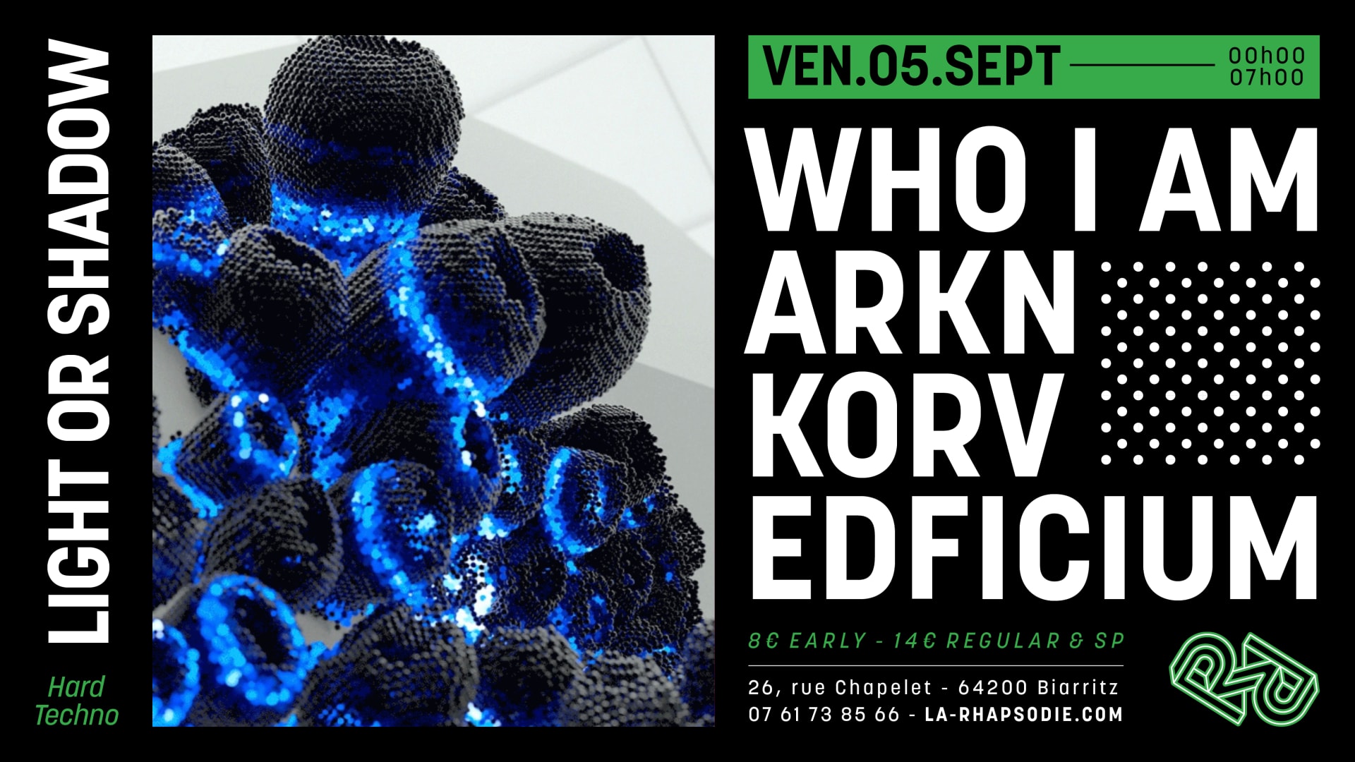 Light Or Shadow : Edficium • Korv • Who I Am • Arkn