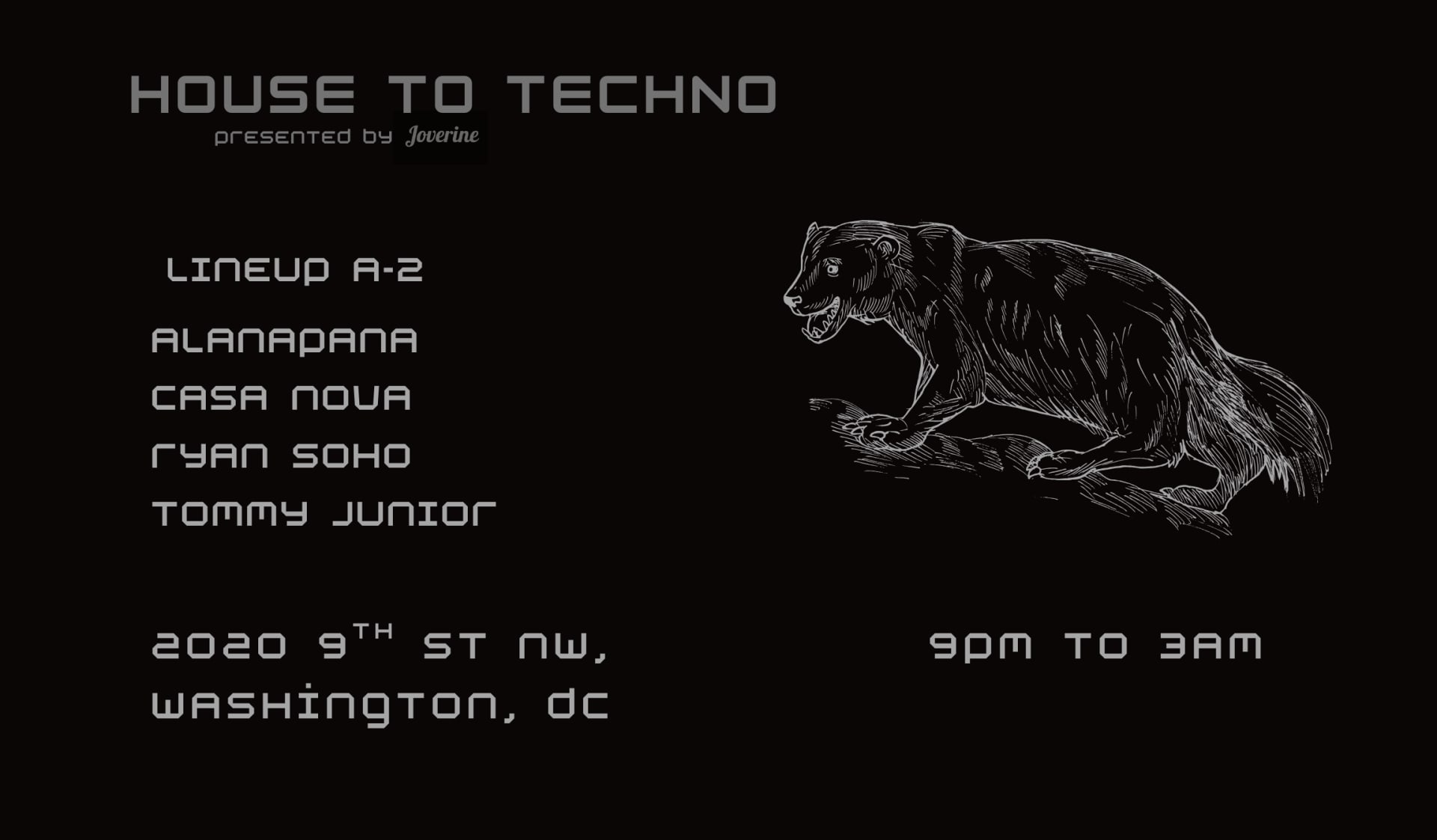 House2techno--Casa Nova, Alanapana, Tommy Junior & Ryan Soho
