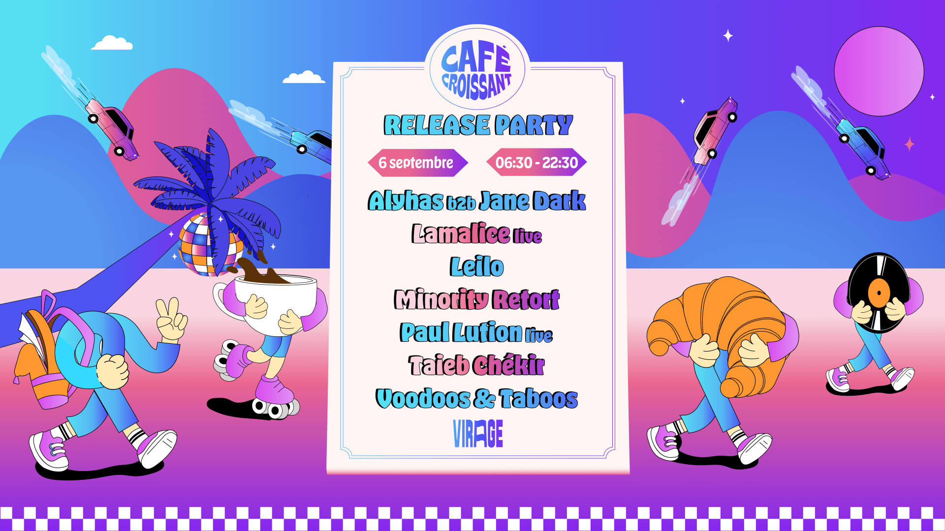 Café Croissant : Lamalice, Voodoos & Taboos Open Air @Virage