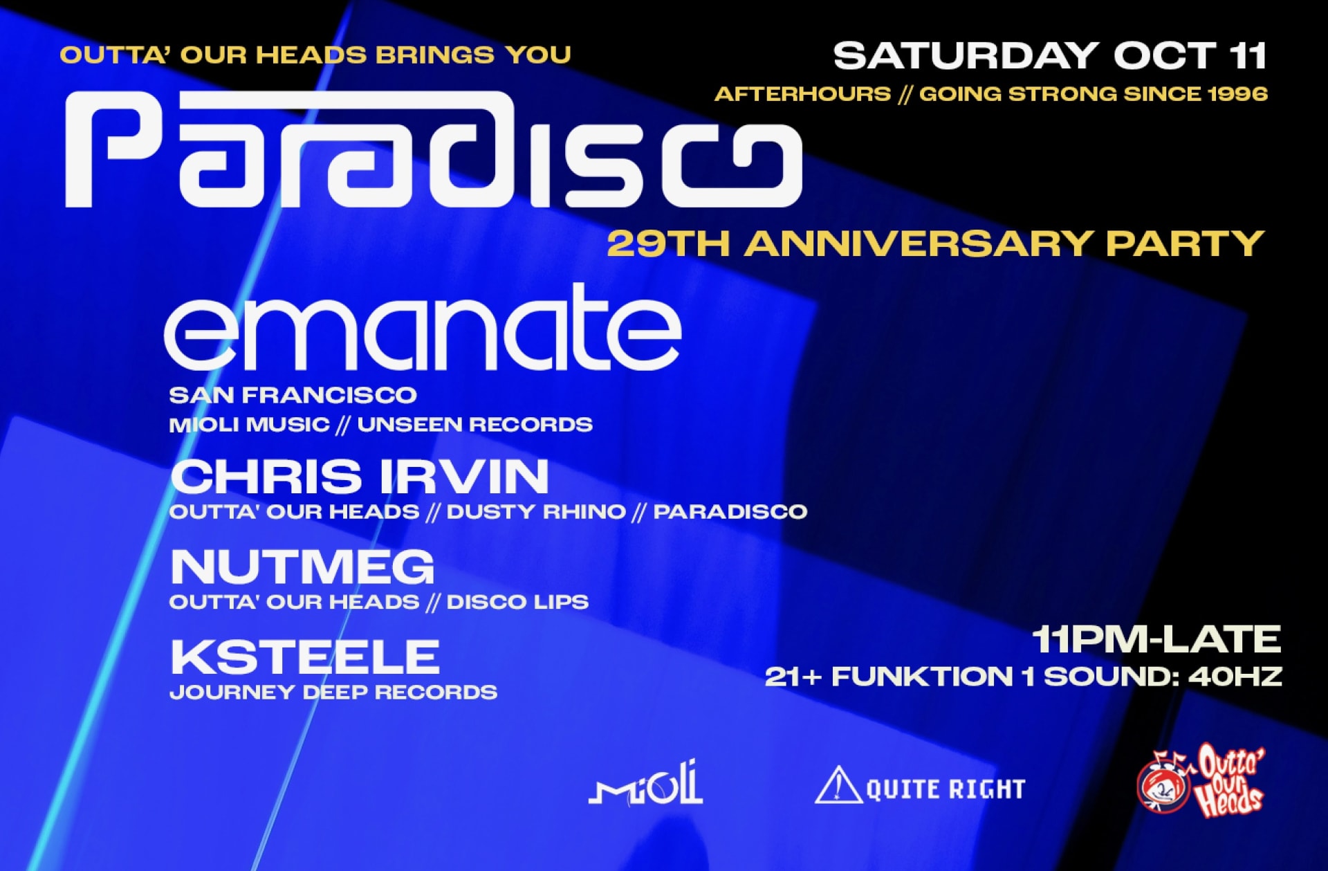 Paradisco W/ Emanate