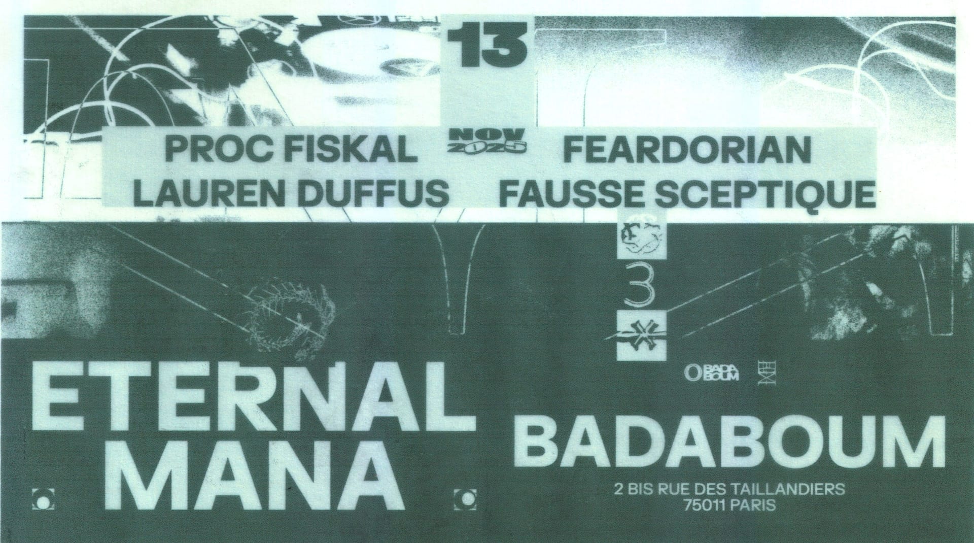 Concert — Eternal Mana : Feardorian, Lauren Duffus & More