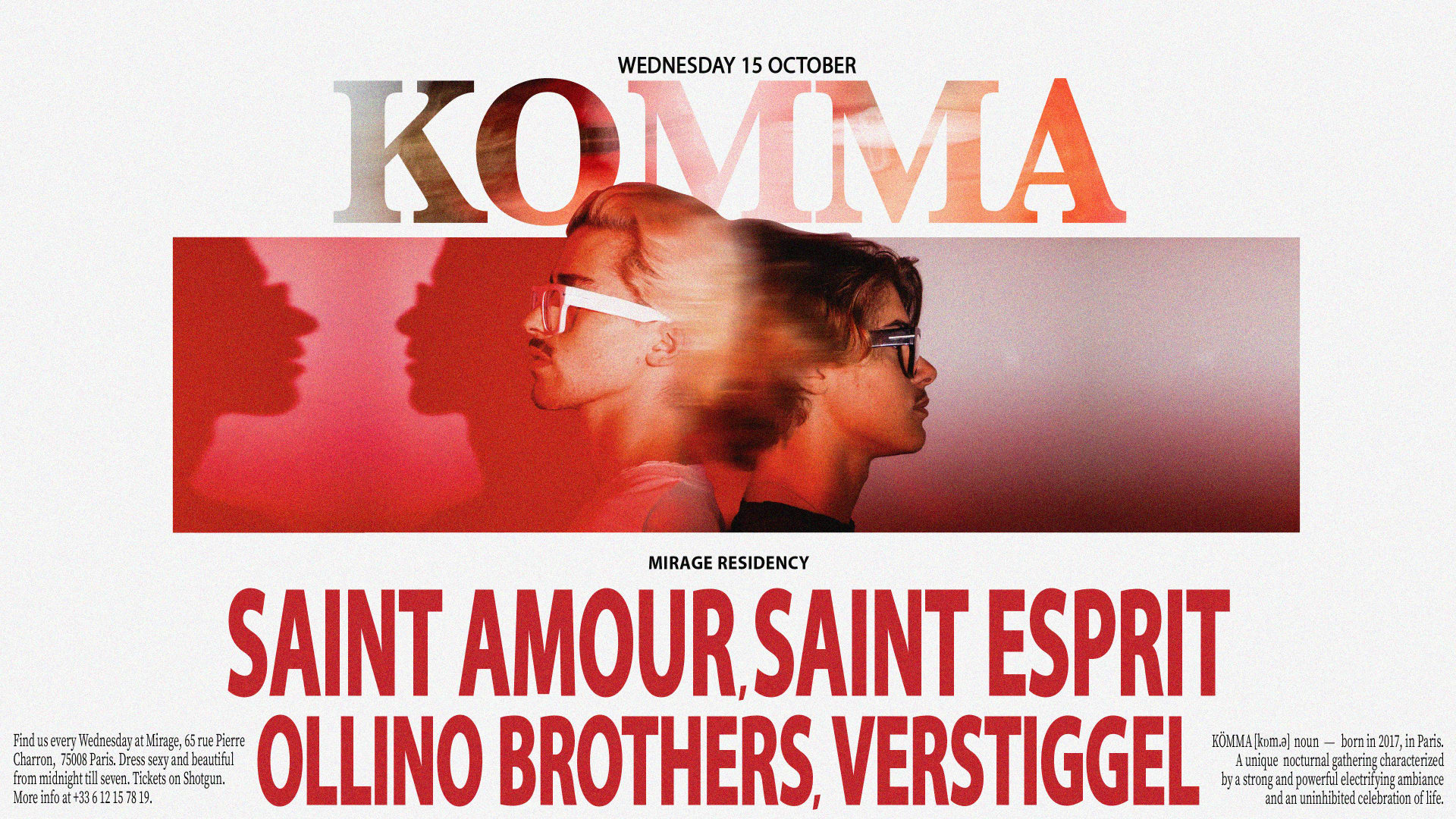 Kömma - Mirage: Saint Amour, Ollino Brothers, Verstiggel...