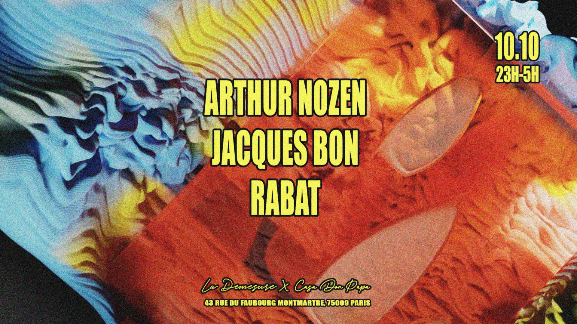 Arthur Nozen, Jacques Bon, Rabat