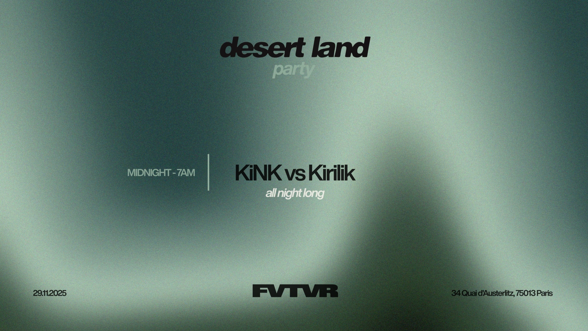 Fvtvr X Desertland: Kink Vs Kirilik [All Night Long]