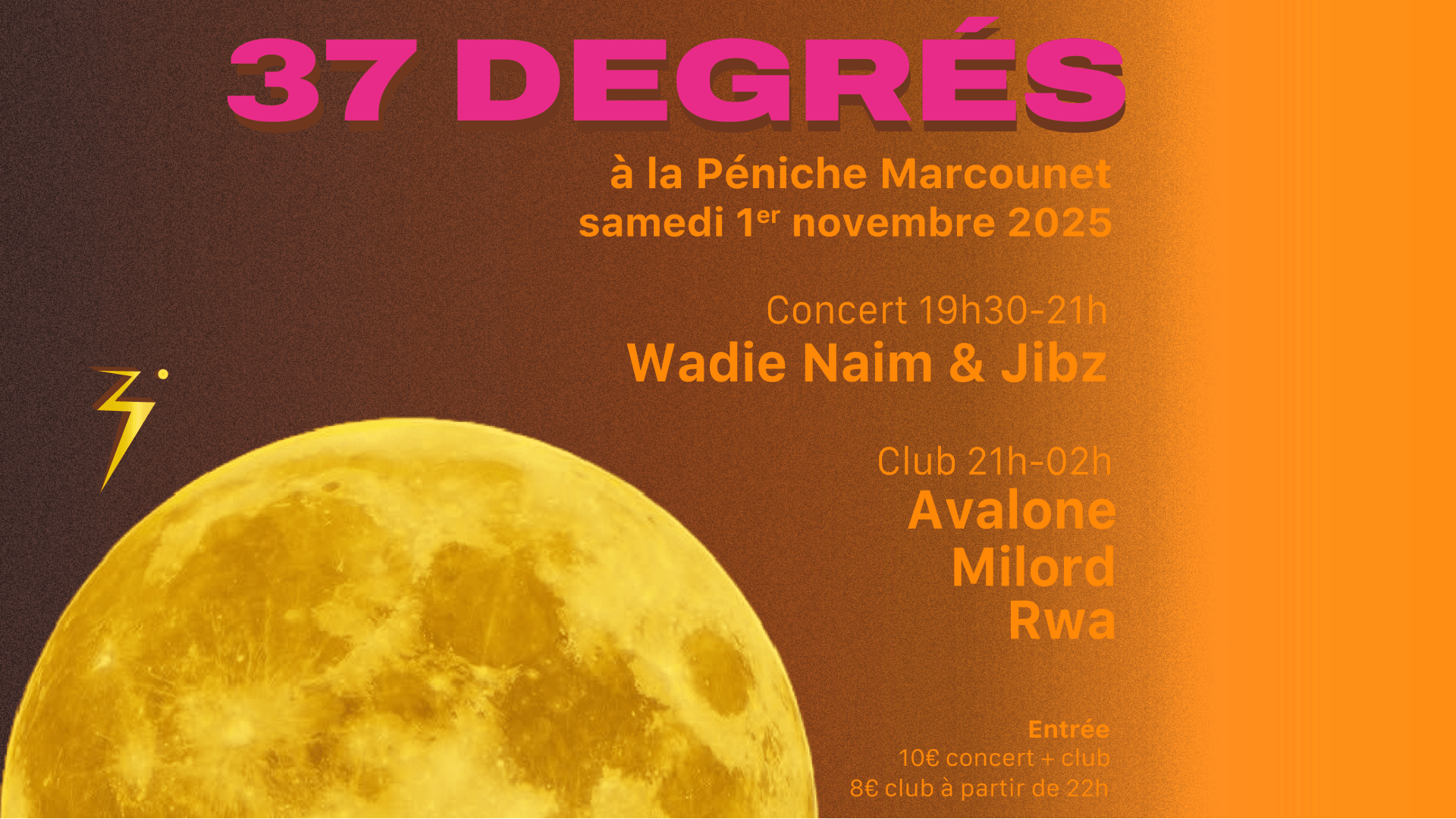 37 Degrés À La Péniche Marcounet