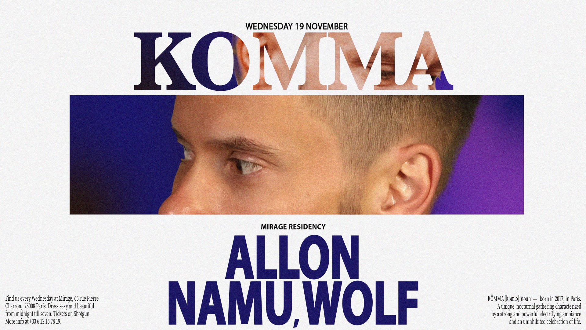 Kömma - Mirage: Allon, Namu, Wolf B2b Noy