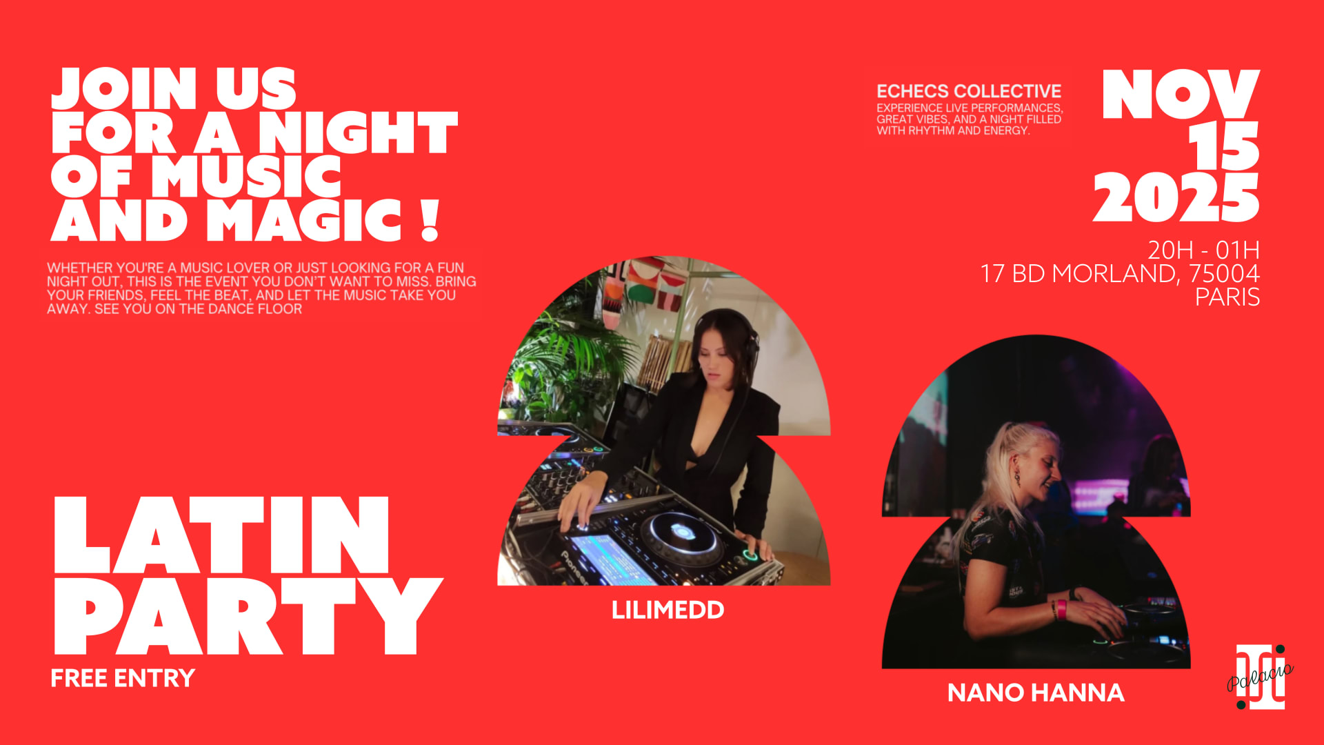 Latin Party - Titi Palacio X Echecs Event