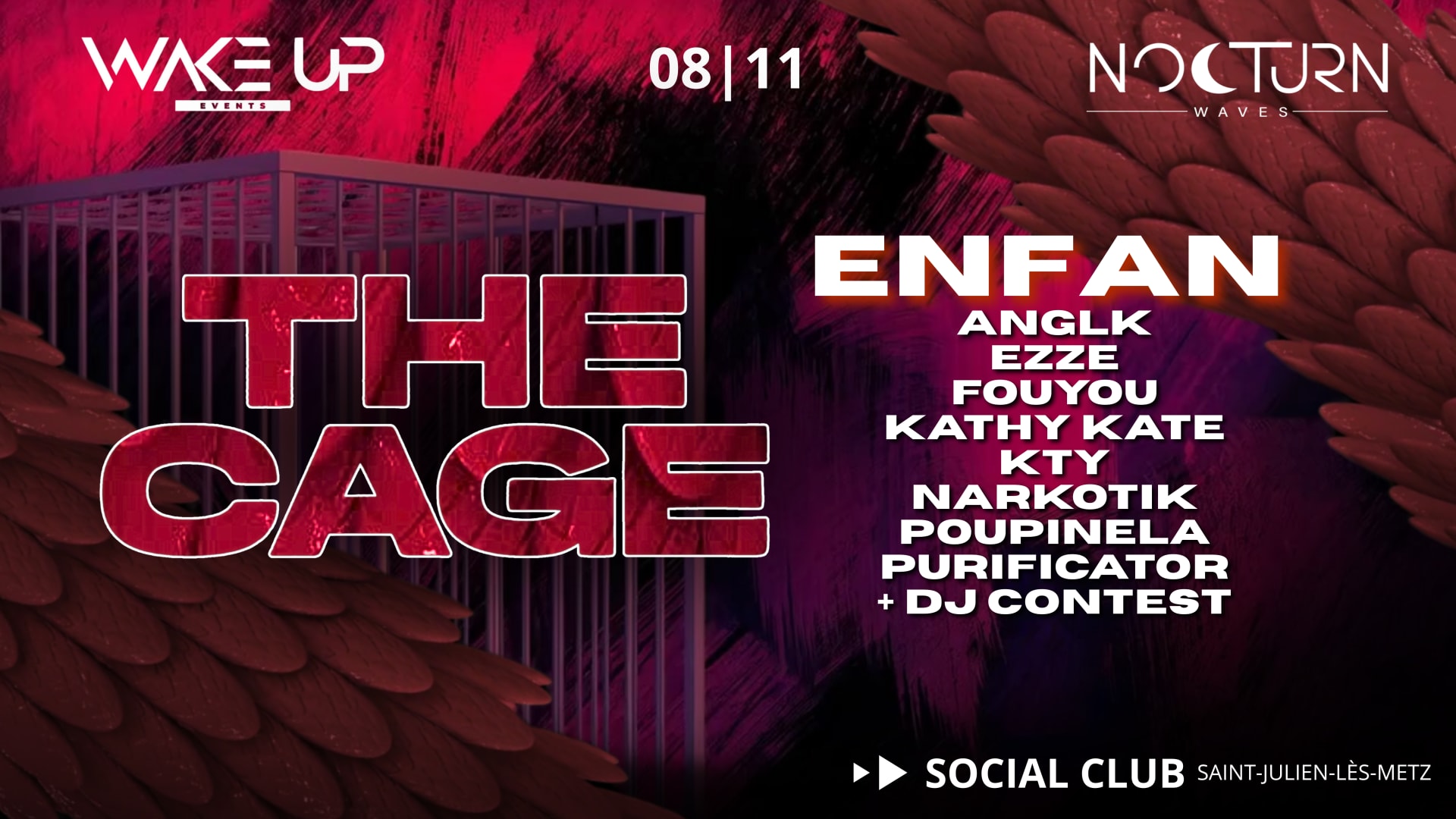 Wake Up Events X Nocturn Waves W/ Enfan | Special F2f