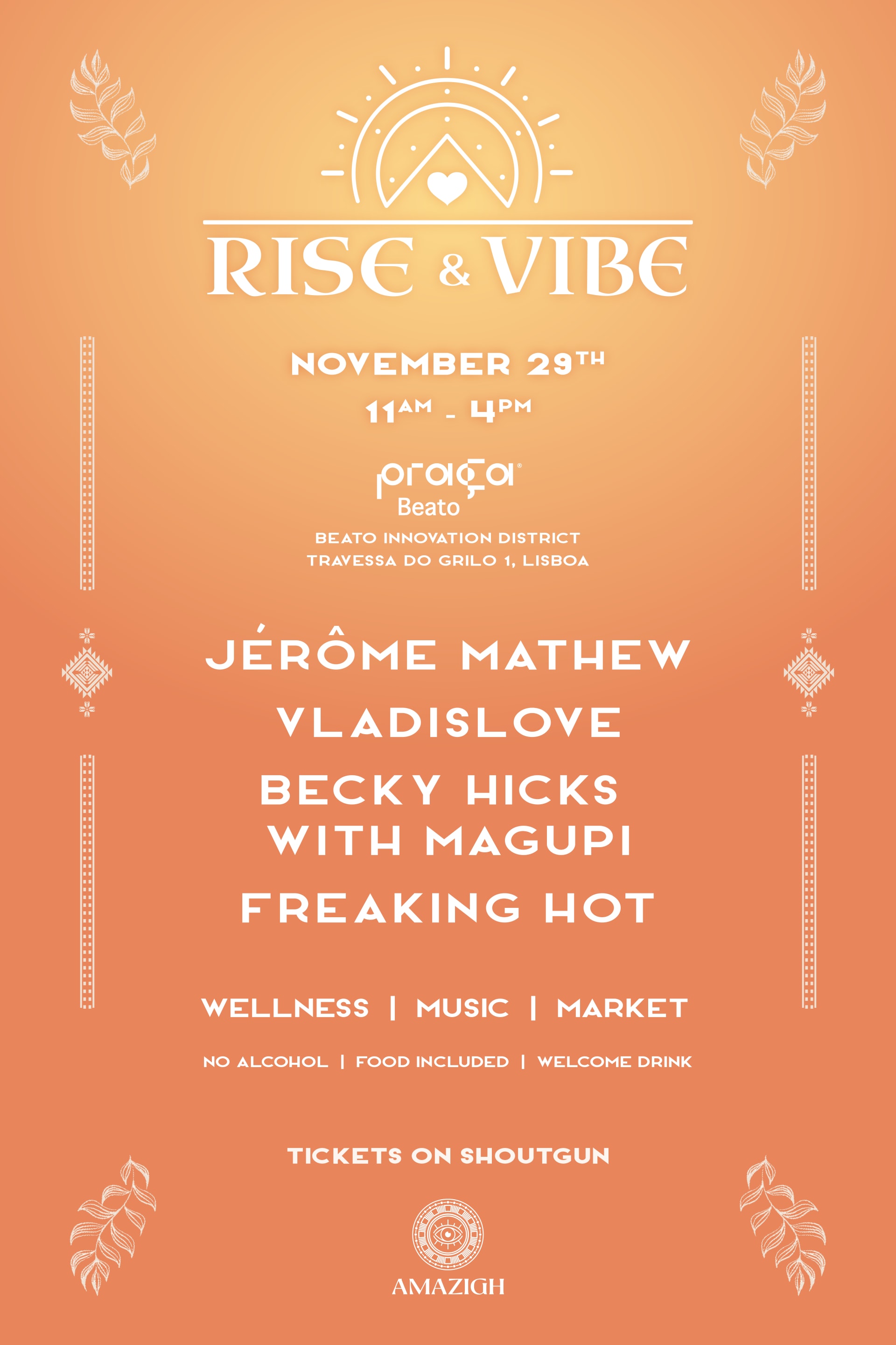 Rise & Vibe: Nov 29th  Jérôme Mathew, Magupi And Vladislove