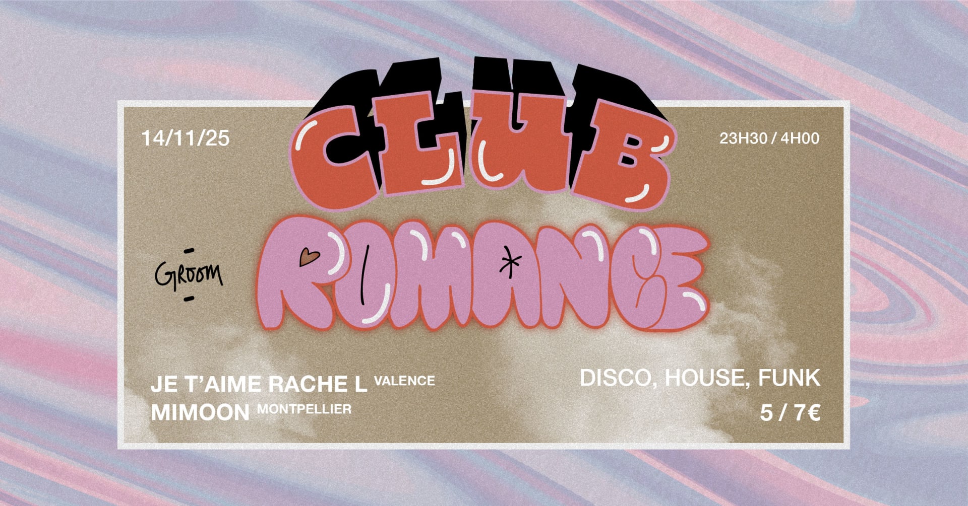 Club Romance : Je T'aime Rache L Invite Mimoon