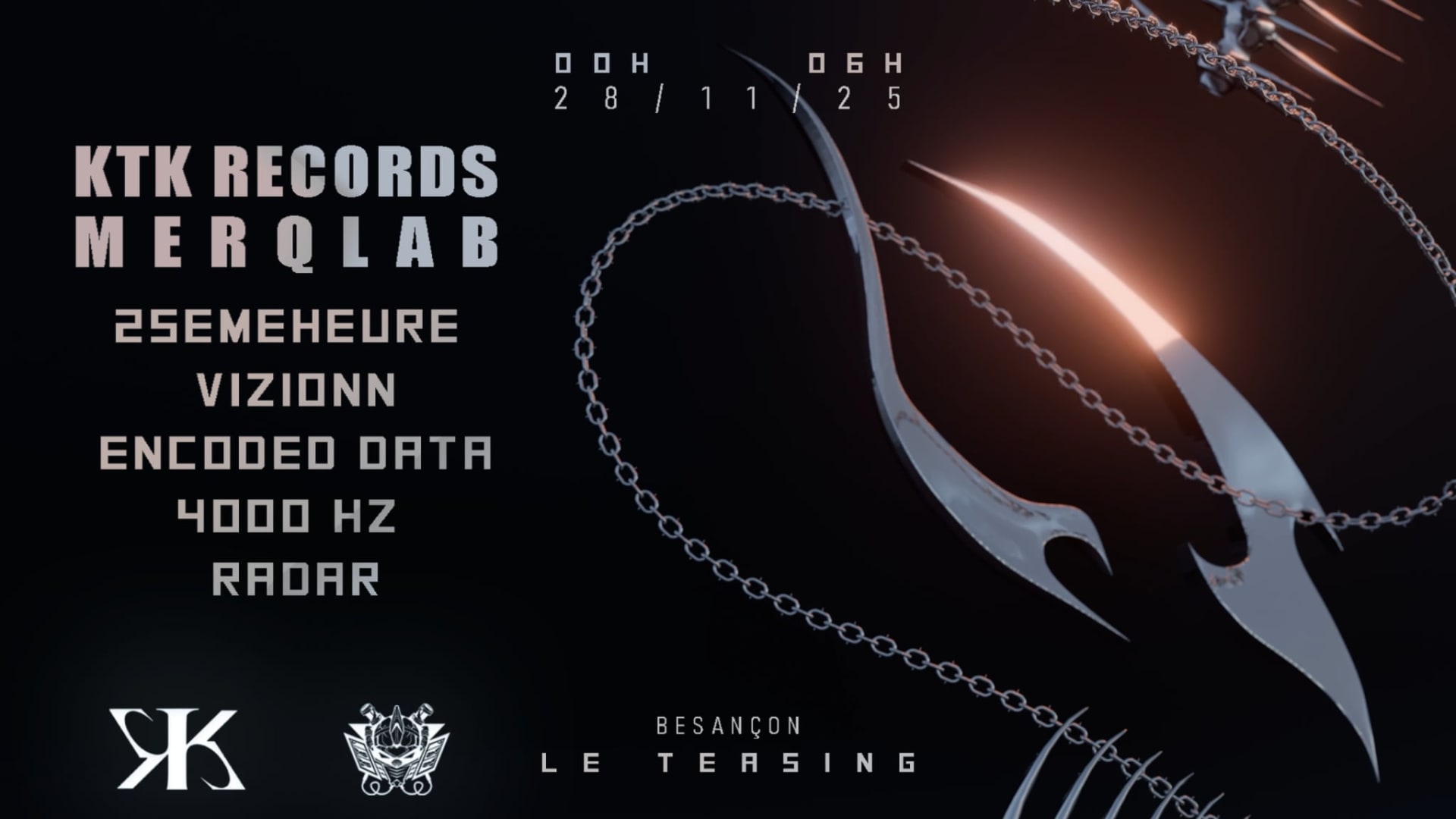 Merqlab X Ktk Records W/ 25emeheure Vizionn 4000hz & More
