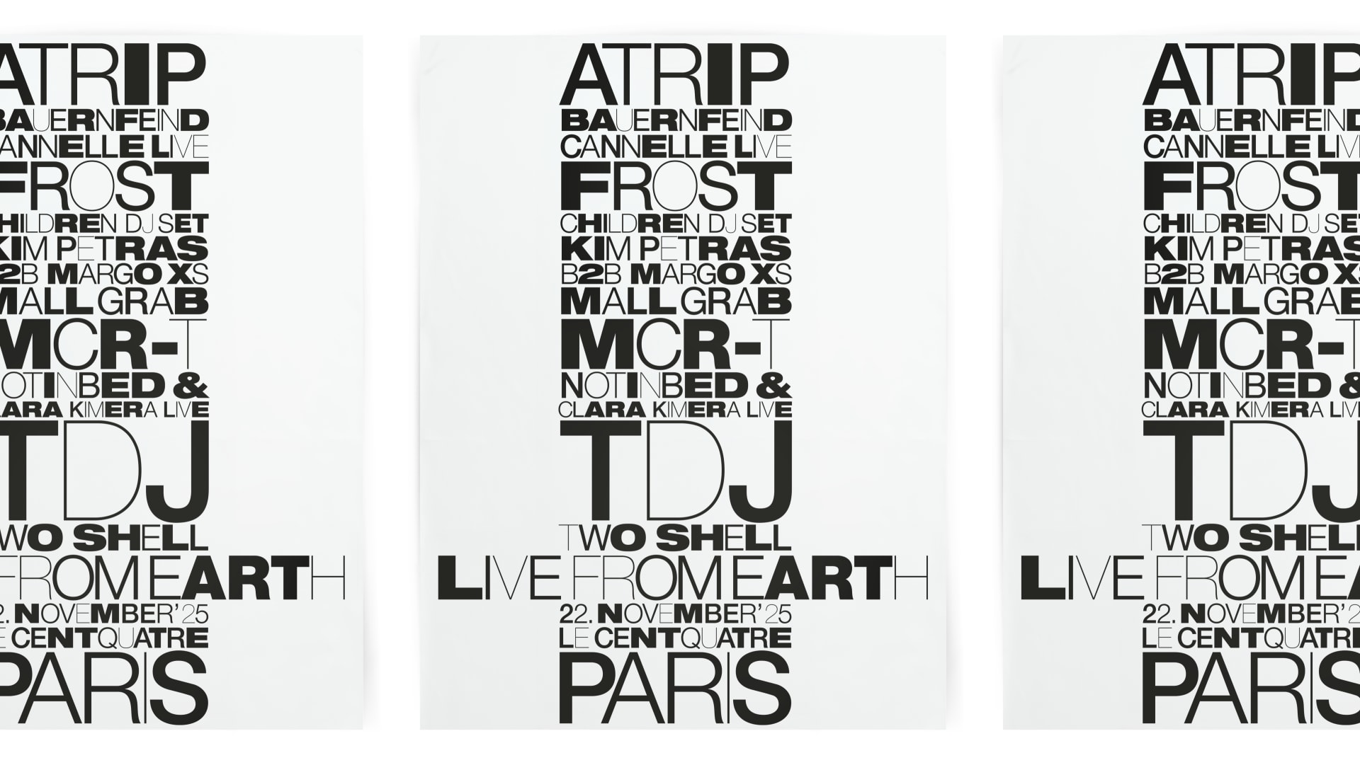 Live From Earth Paris : Mall Grab, Tdj, Mcr-T...