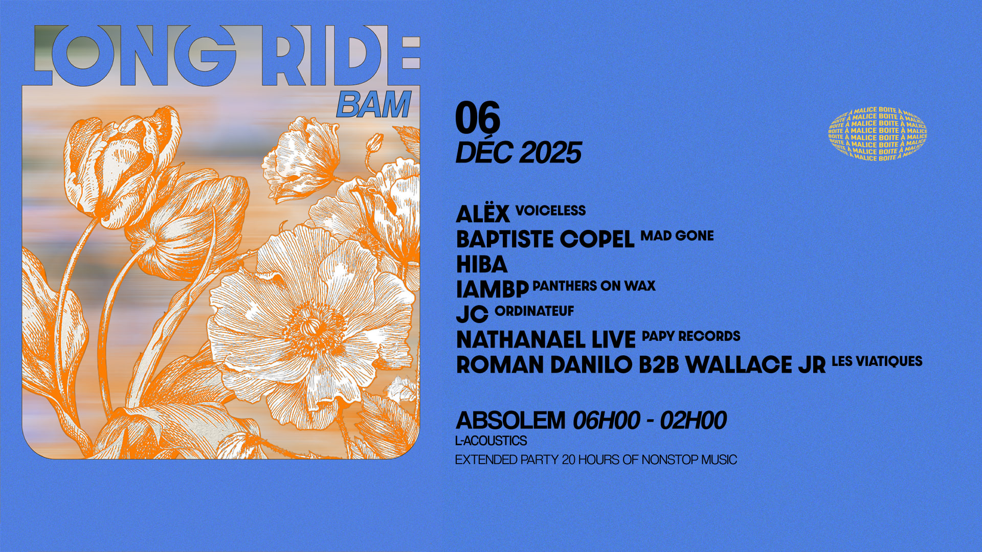 Boite A Malice : Long Ride