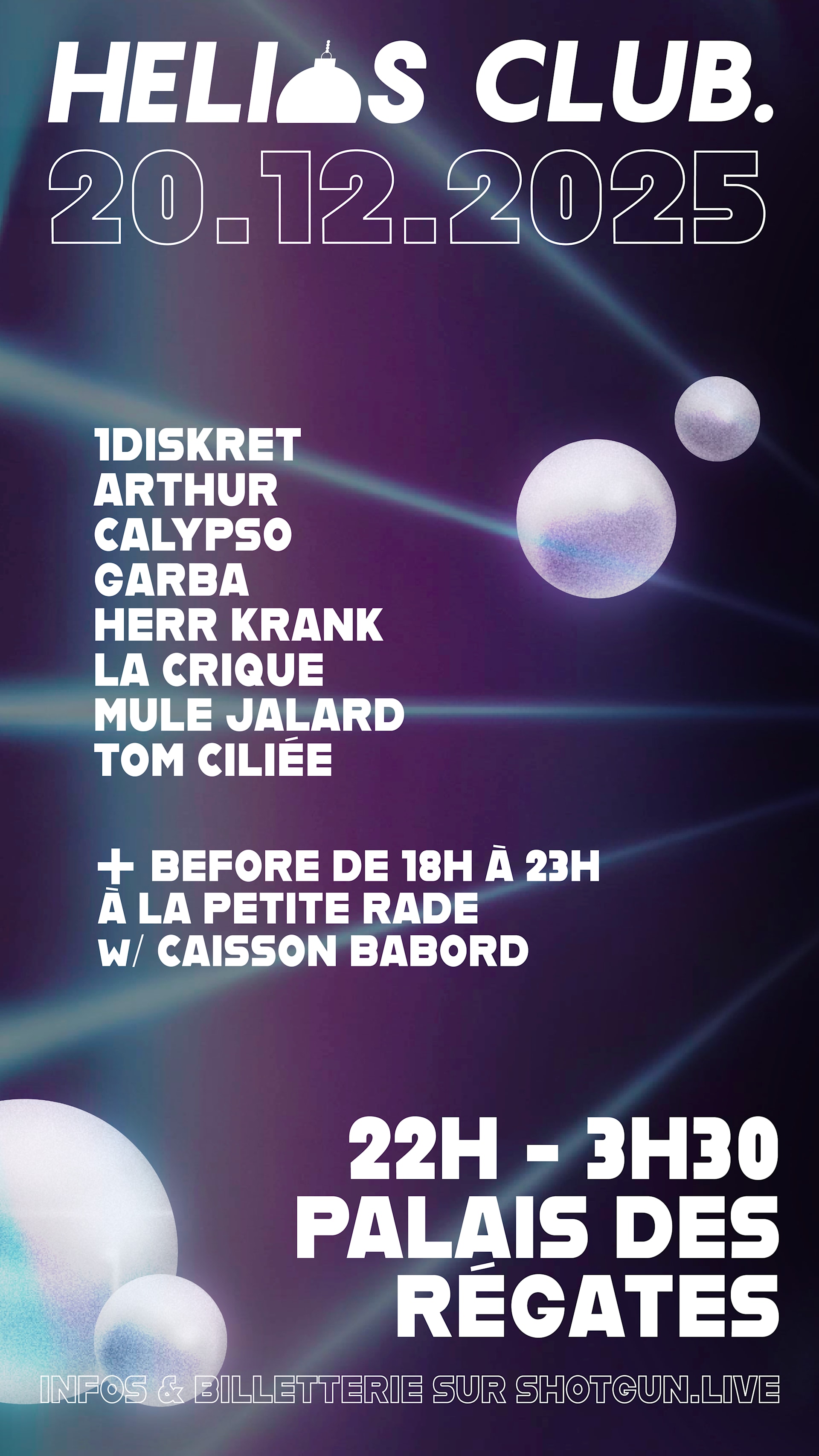 Helios Club. W/ Full Crew !!