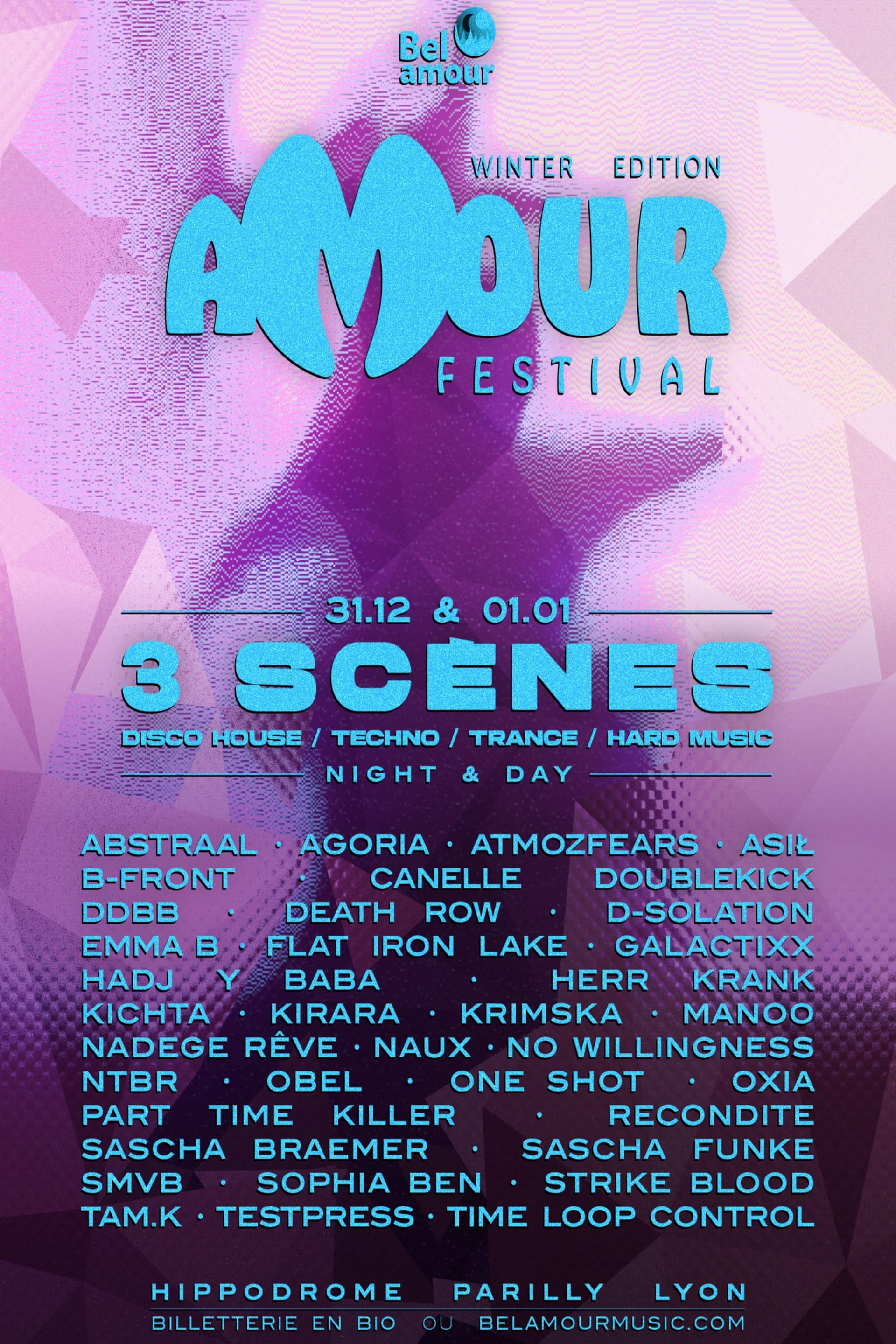 Amour Festival - 31 Décembre & 1er Janvier - Lyon