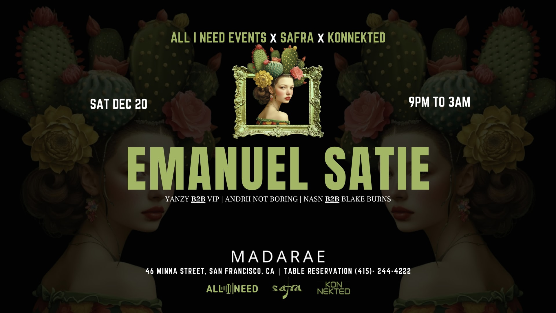 Emanuel Satie At Madarae