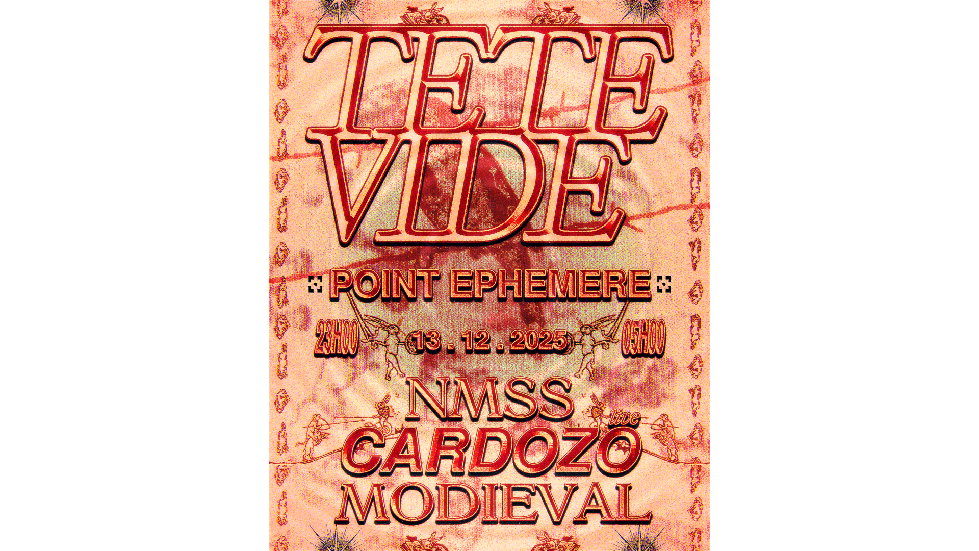 Tete Vide Invites Cardozo, Modieval, Nmss