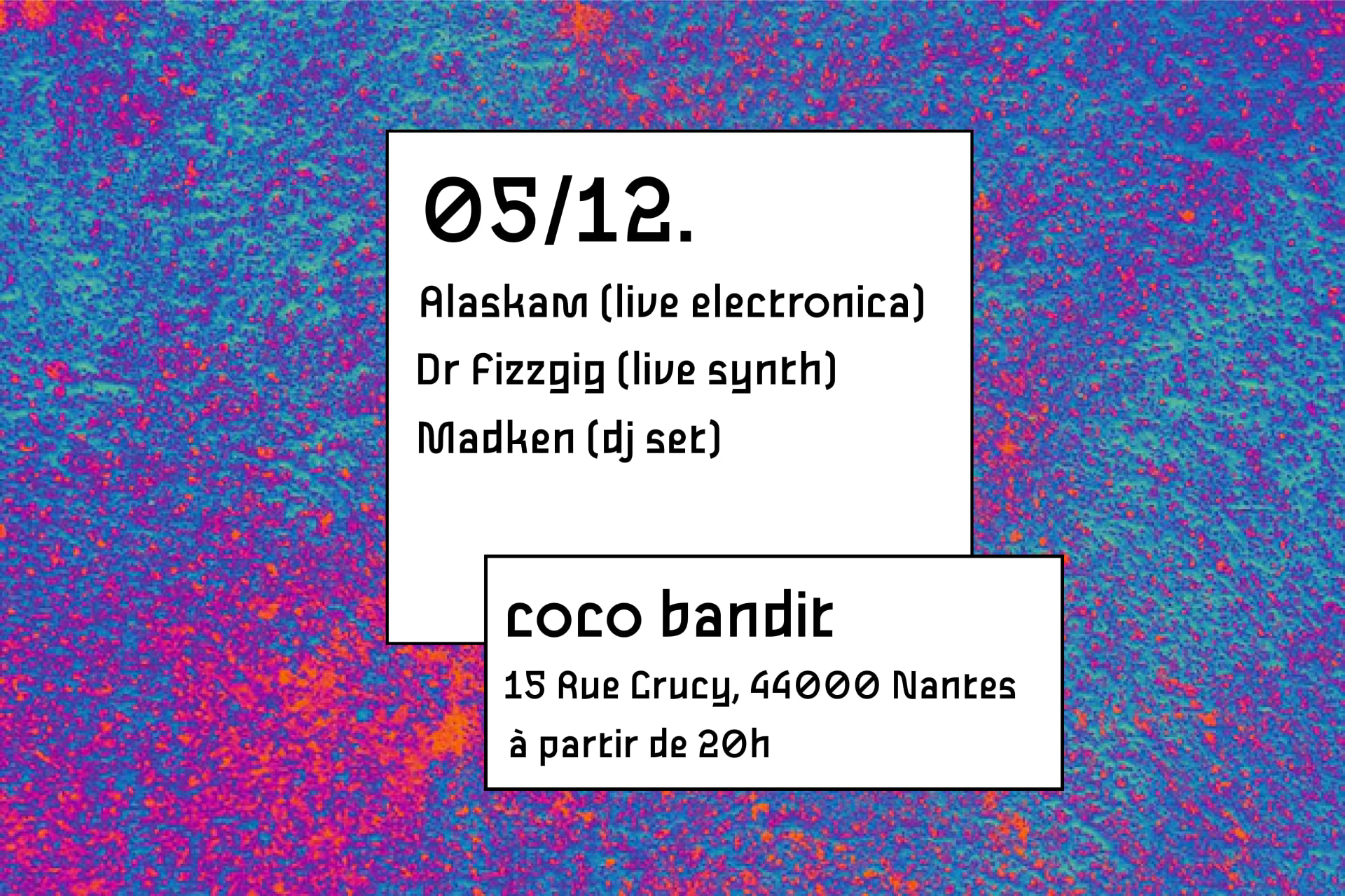 05.12 Live Électro@Coco Bandit