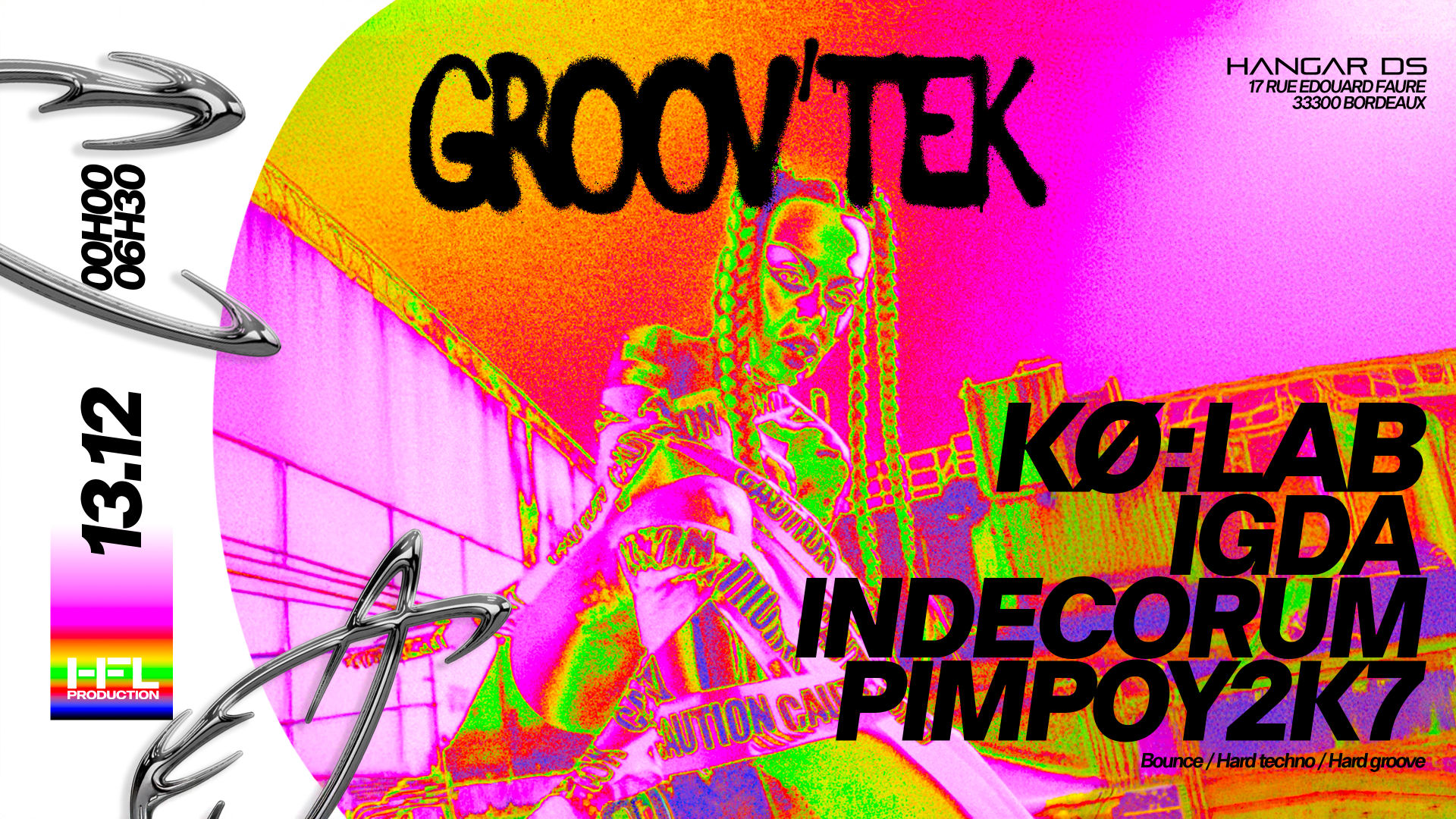 Groov'tek // Kø:Lab - Igda - Indecorum - Pimpoy2k7