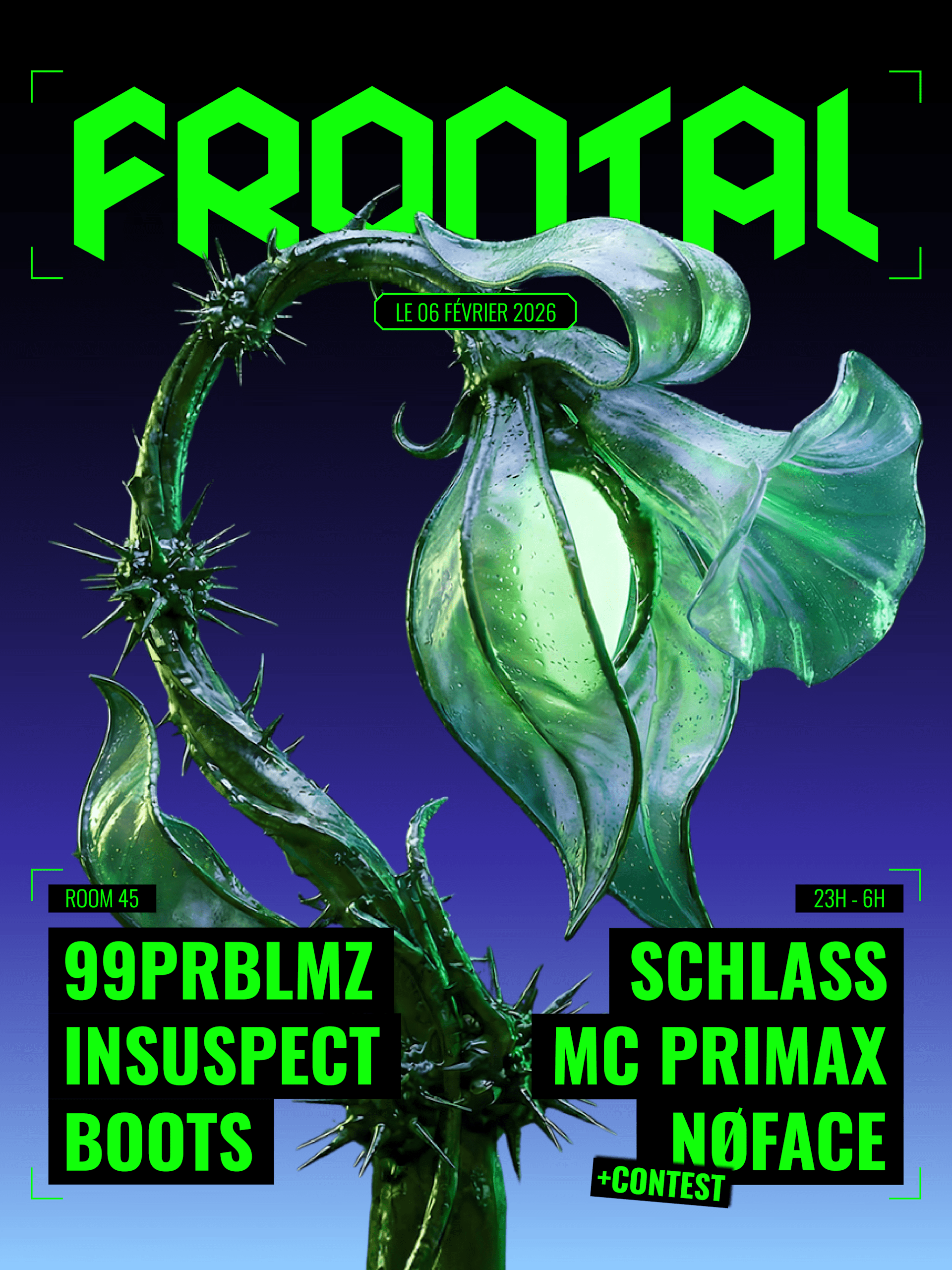 Frontal : 99prblmz, Schlass, Insuspect, Boots, Nøface