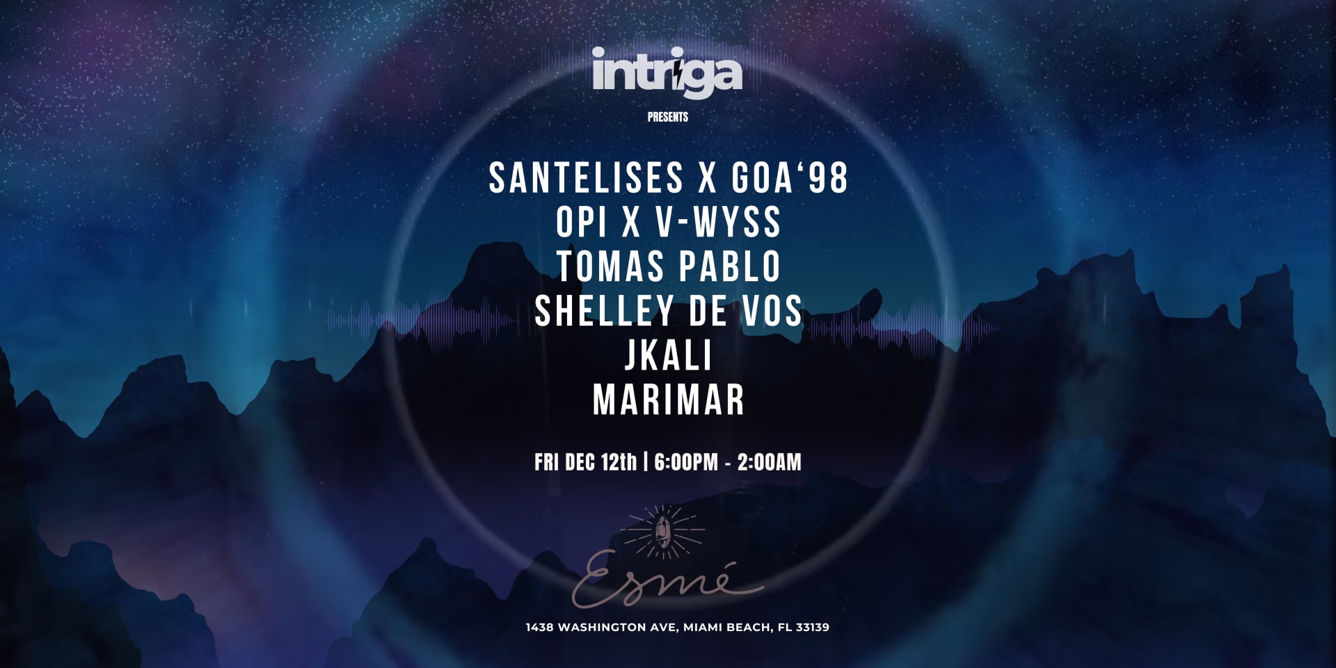 Intriga Vol. 34 Ft Santelises & Friends ( Rooftop Opening)