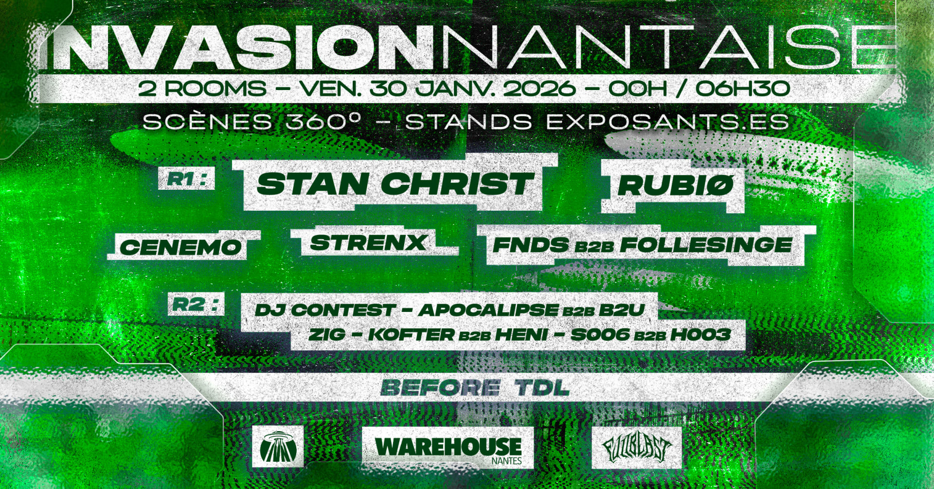 Invasion Nantaise W/ Stan Christ, Rubiø & More
