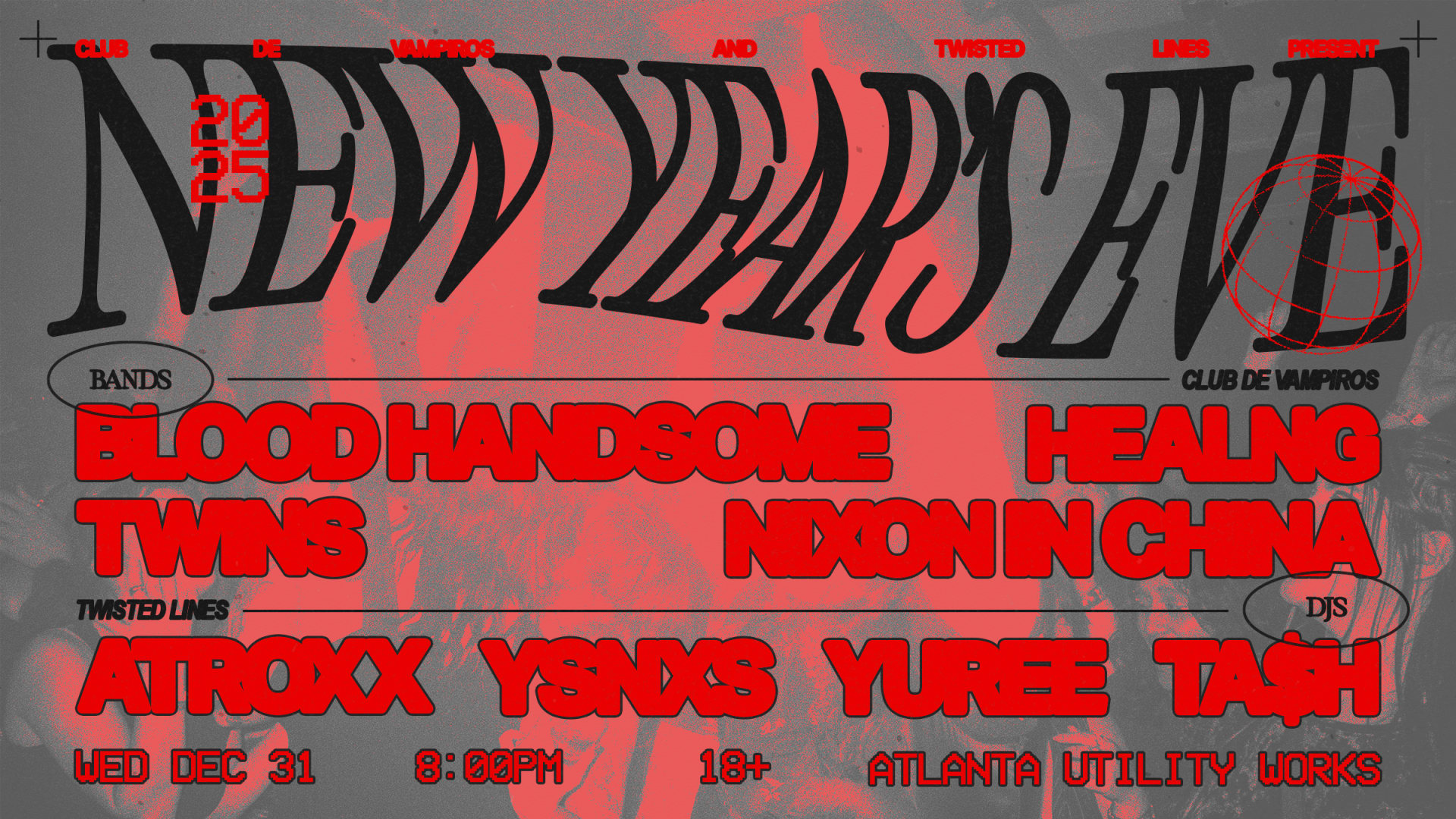 Club De Vampiros And Twisted Lines Present... Nye 2025