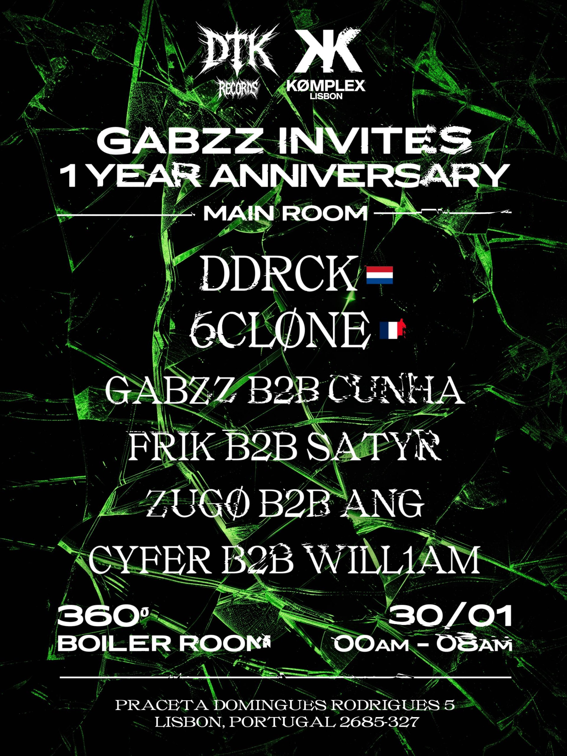 Gabzz 1y Anniversary | Ddrck [Nl] + 6cløne [Fra]