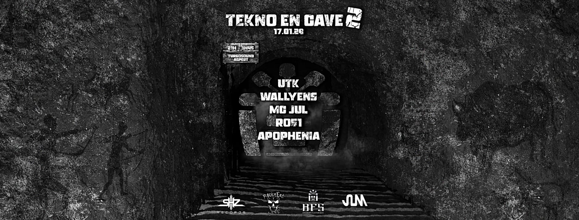 Tekno En Cave #002 - Utk / Wallyens - Bfs