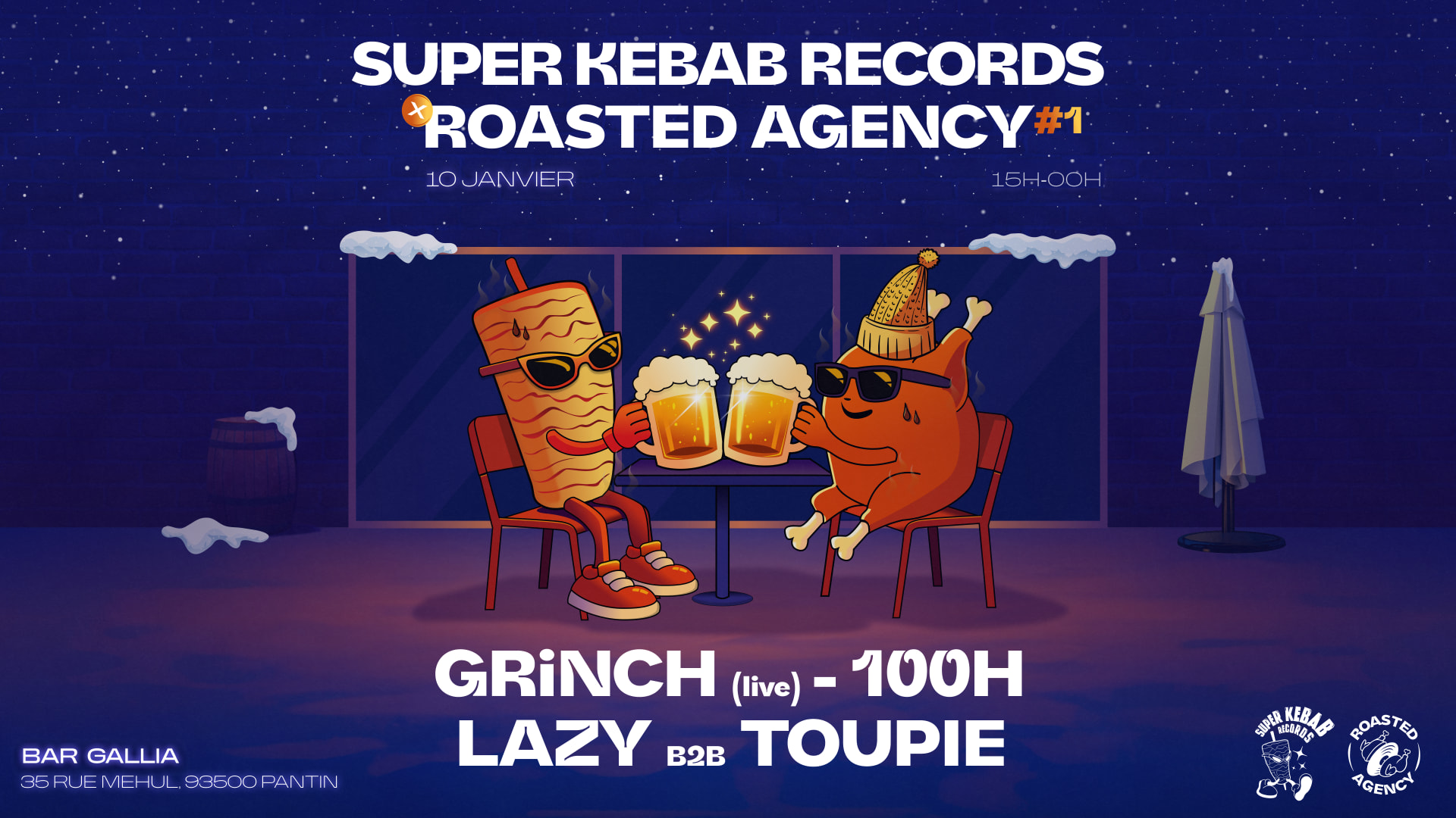 Super Kebab Records X Roasted Agency : Live & Dj Set